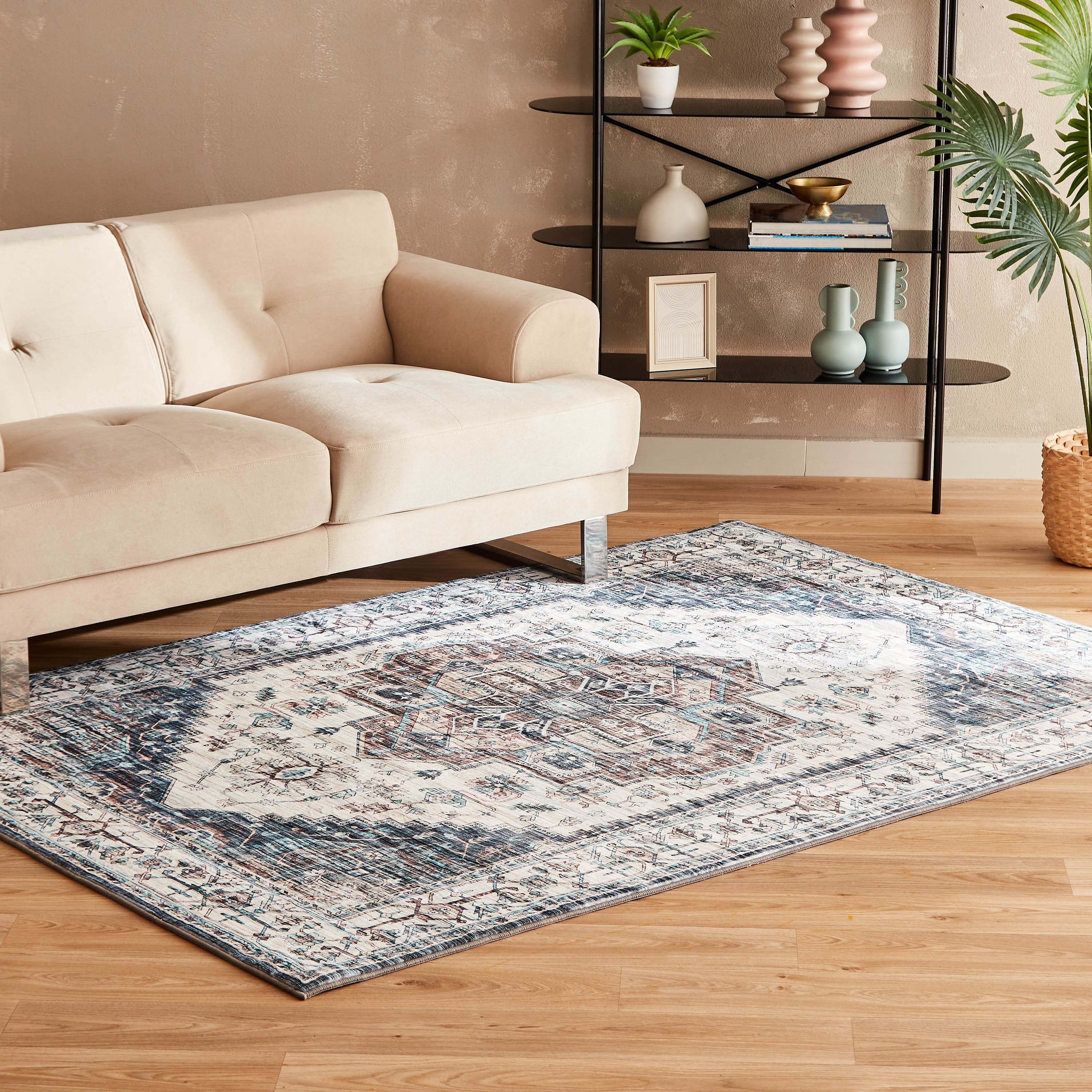 سجادة مخملية من ميراج زيا - 160x230 سم-hbxdecorandfurnishings-floorcoverings-rugs-image-1