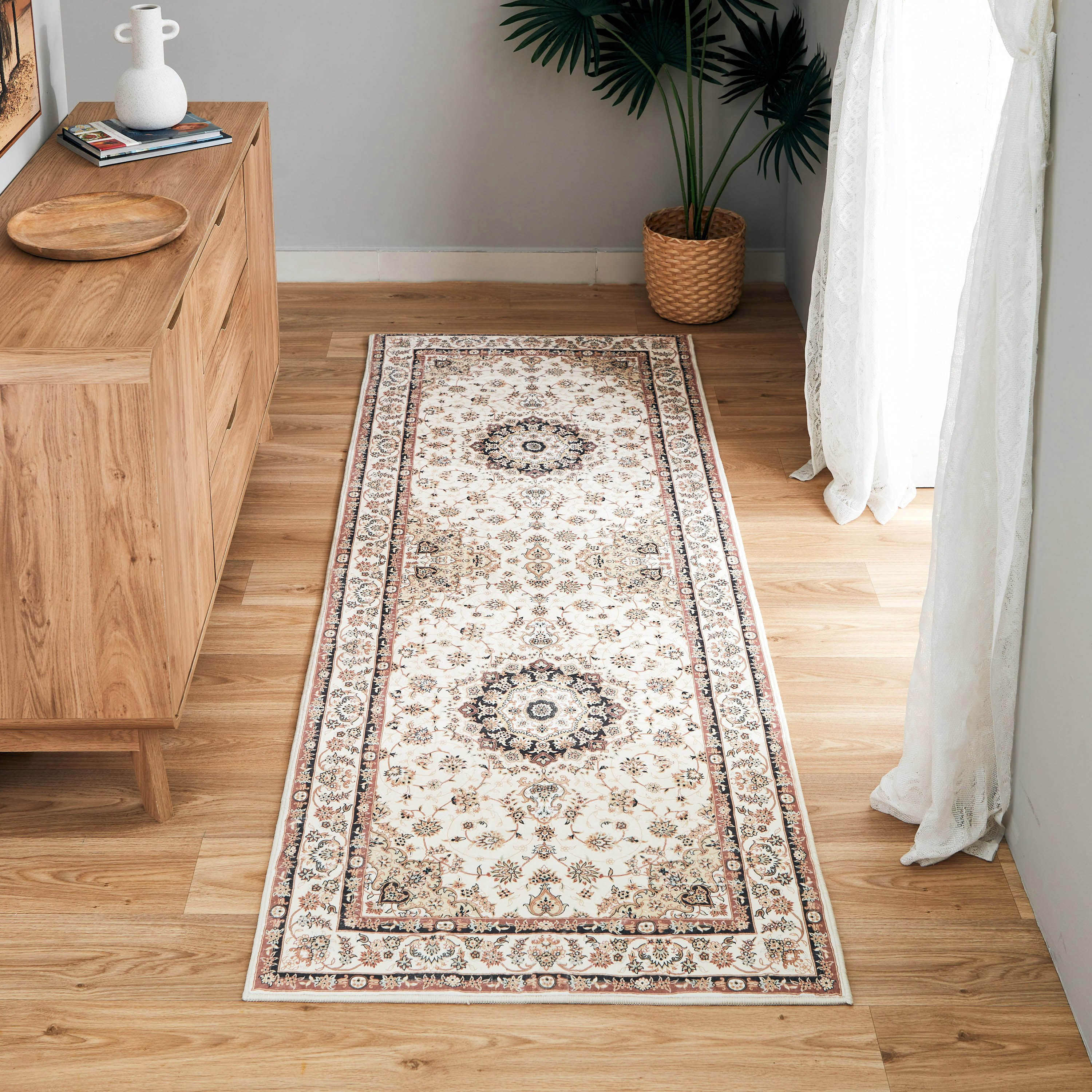 سجادة مخملية من ميراج ليان - 80x230 سم-hbxdecorandfurnishings-floorcoverings-rugs-image-1