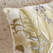 Habitation Botanic Leaf Embroidered Cushion Cover - 45x45 cm-Cushion Covers-thumbnail-1