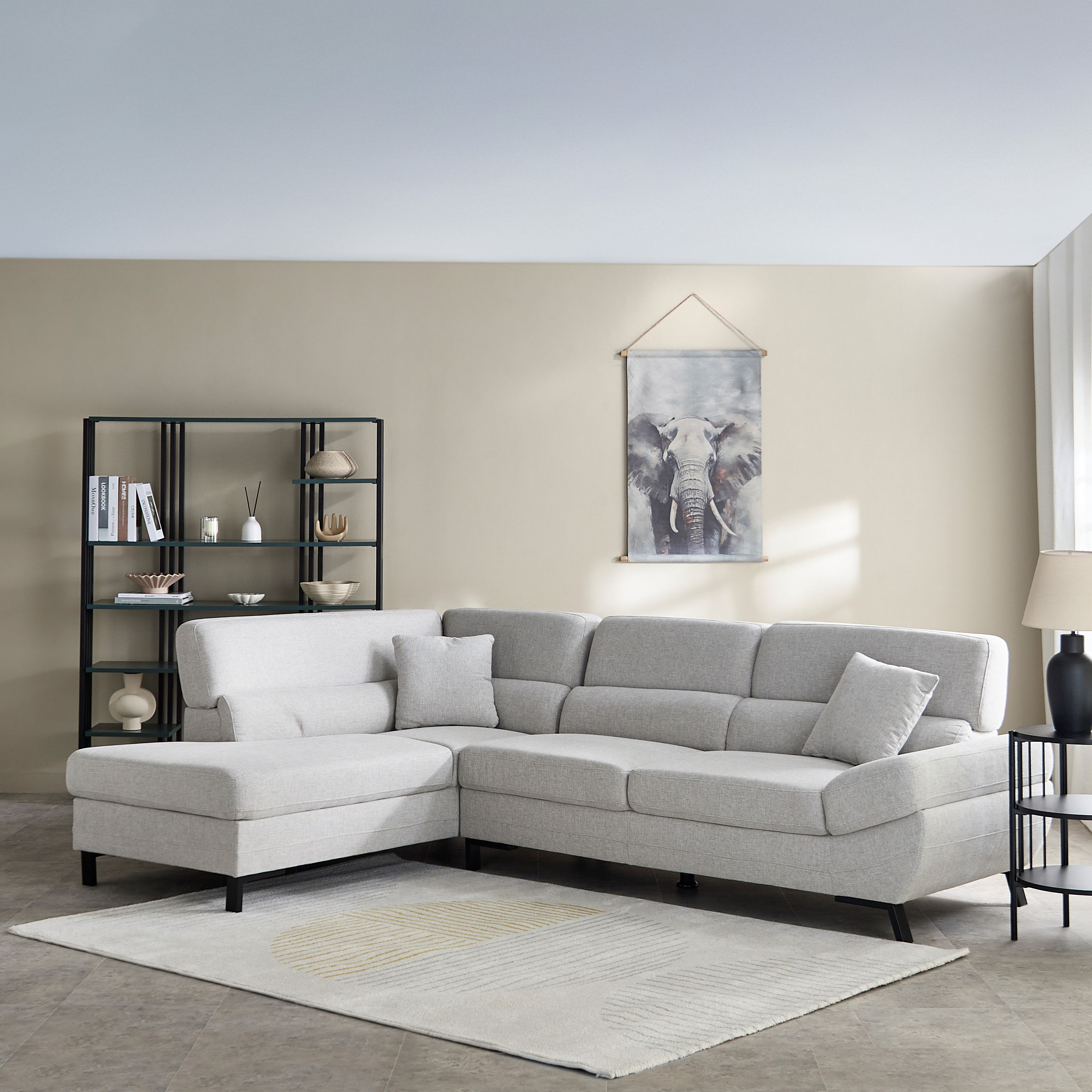 Salerno 3-Seater Left Corner Fabric Sofa-hbxfurniture-livingroom-sofasandsofasets-image-3