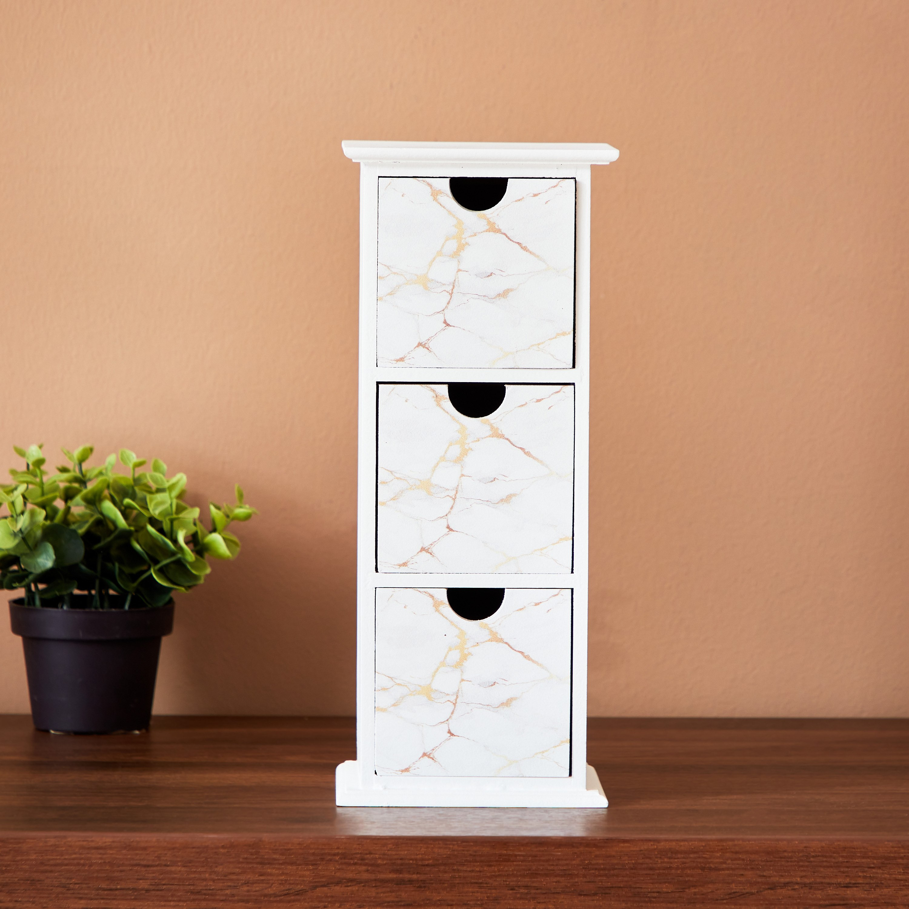 خزانة خشبية 3 أدراج من رين - 11.5x10x28 سم-hbxdecorandfurnishings-homeaccessories-novelties-image-1