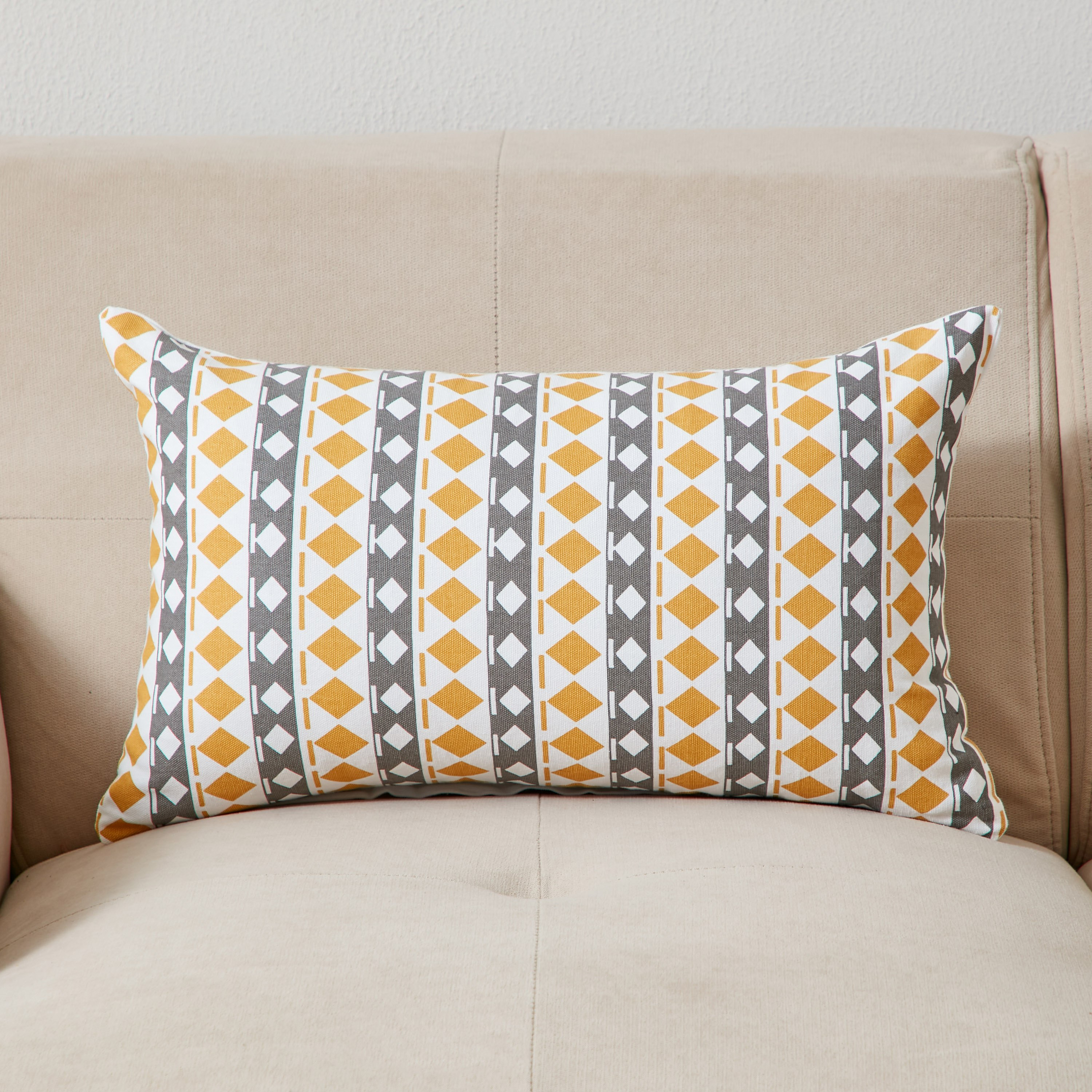 Nova Muted Kilim Printed Cushion Cover - 30x50 cm-hbxhomeware-cushionsandcovers-cushioncovers-image-1