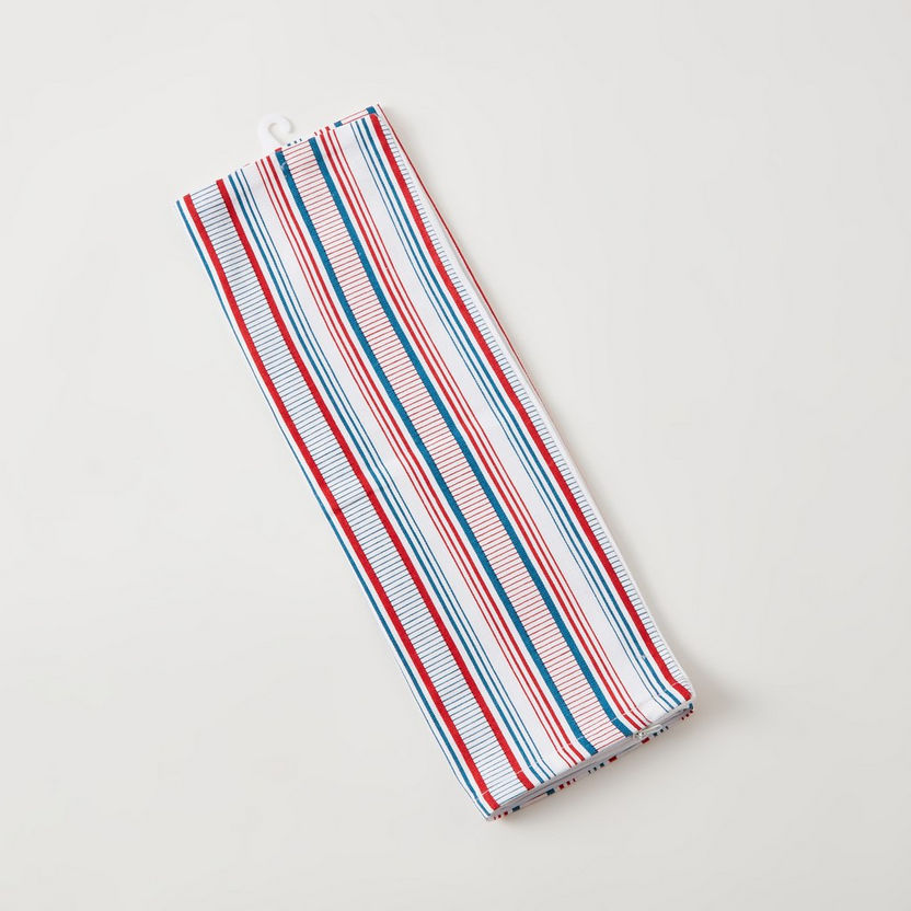Nova Bold Stripes Printed Cushion Cover - 40x40 cm-Cushion Covers-image-4