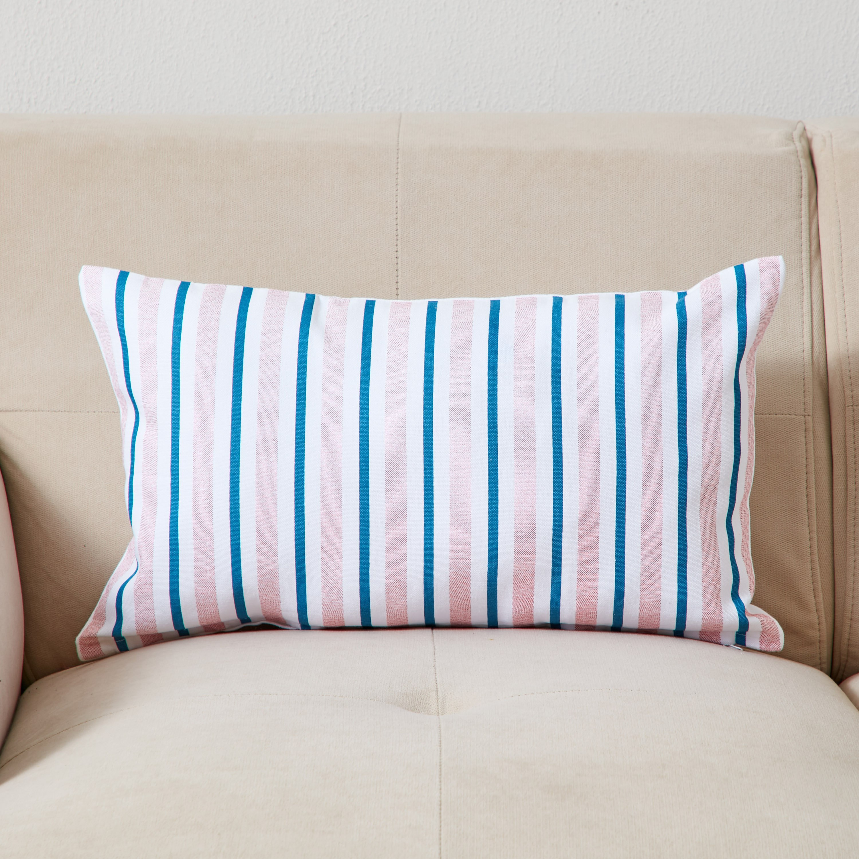 غطاء وسادة مخطط بطبعات من نوفا - 30x50 سم-hbxhomeware-cushionsandcovers-cushioncovers-image-1