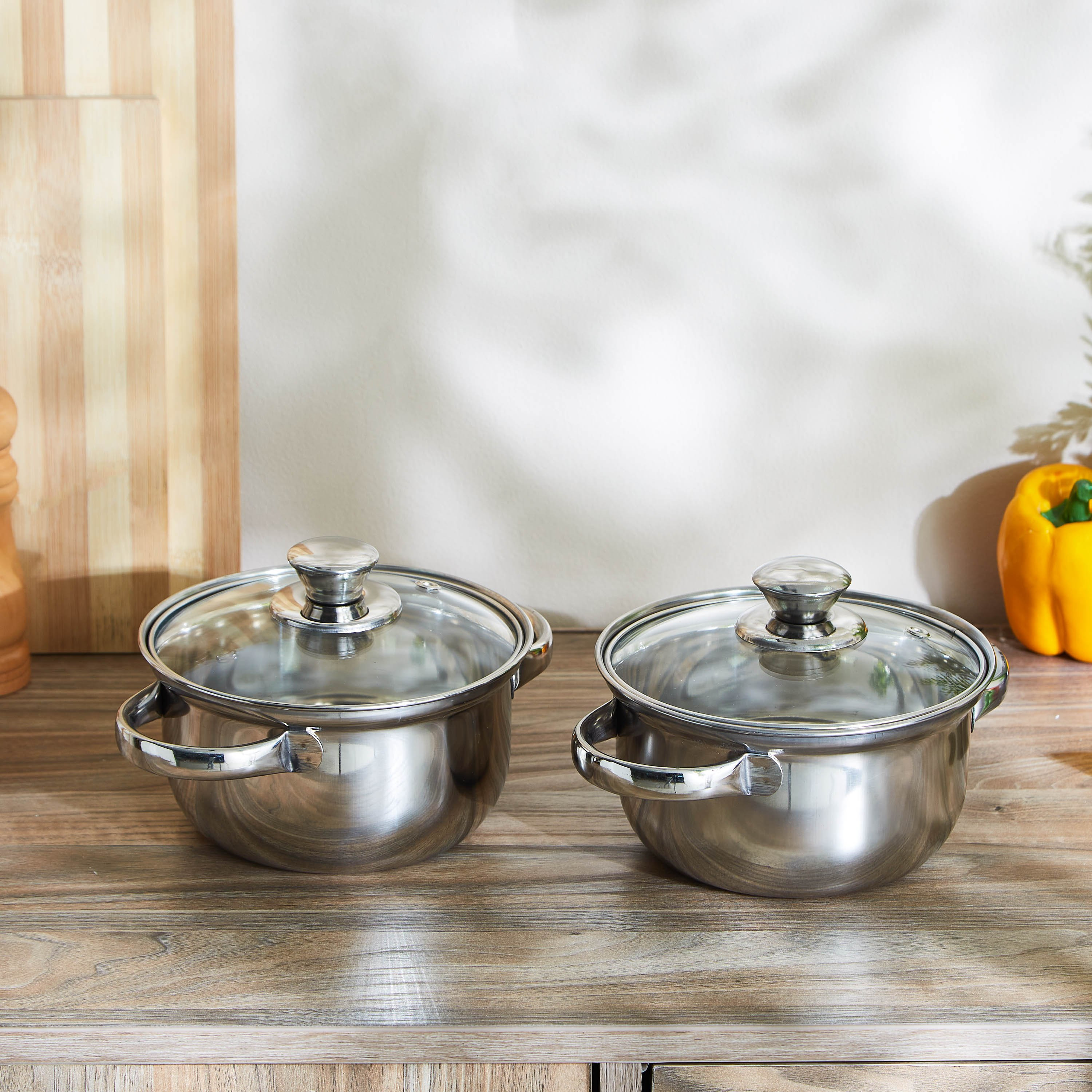 كسرولة بقاعدة مسطحة من مارفل - طقم من قطعتين-hbxhomeware-hbxkitchen-image-1