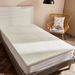 Argan Oil Infused Queen Memory Foam Mattress Topper - 150x200x4 cm-Protectors and Toppers-thumbnail-0