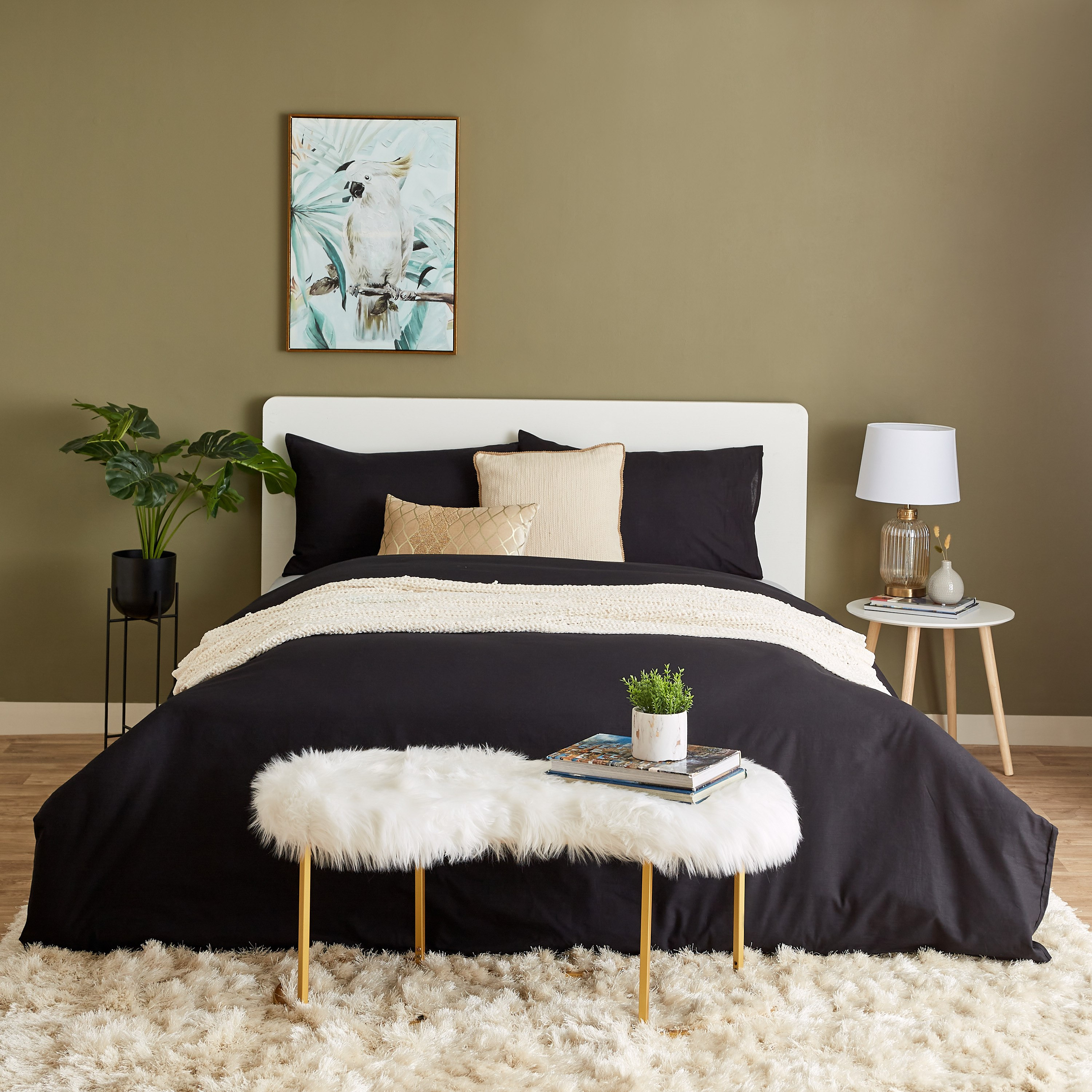 طقم غطاء لحاف قطن سوبر كينج سادة 3 قطع من ويلينجتون - 240x220 سم-PROMO_HB_AE_B1G1_250925-image-2