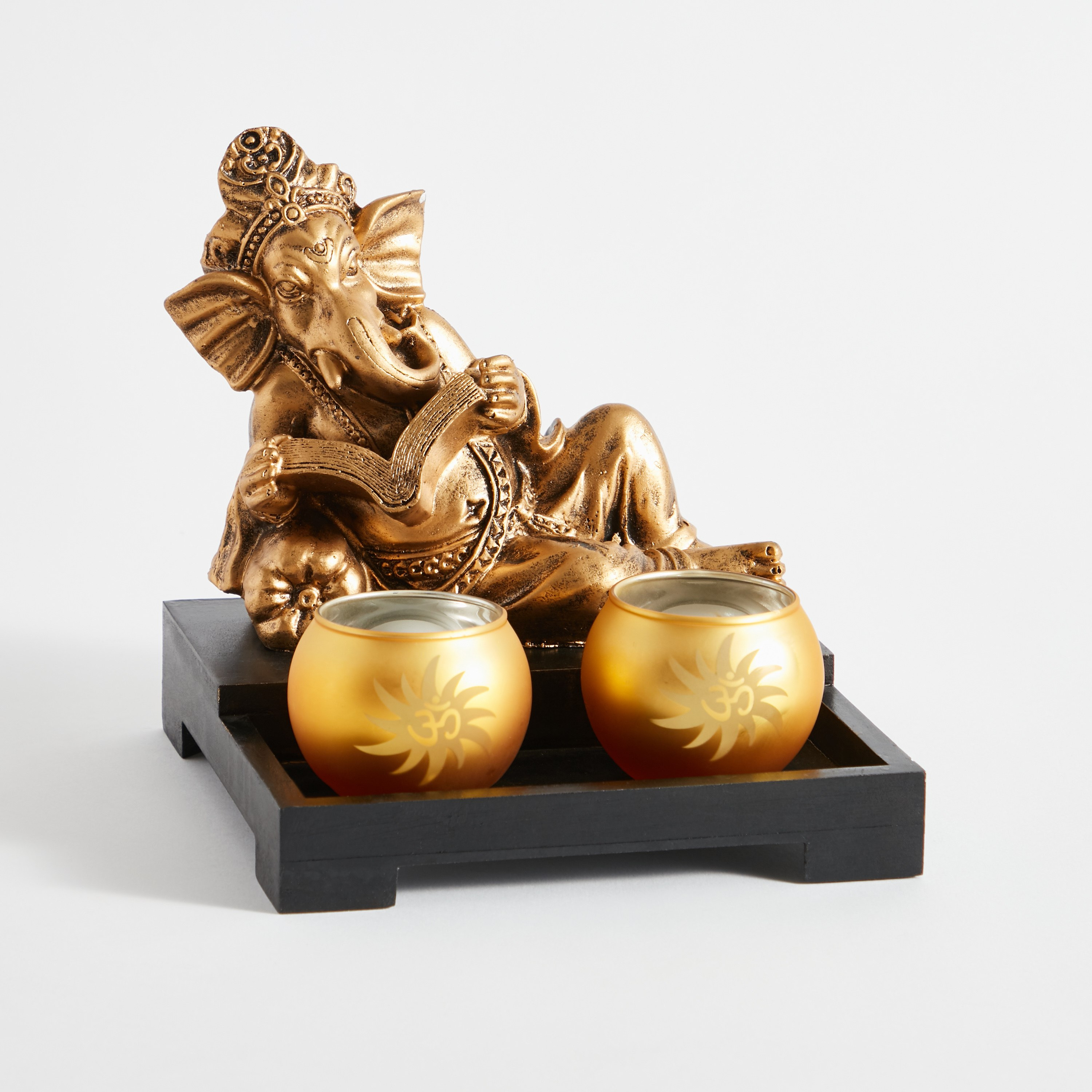 حامل شموع صغيرة وصينية وتمثال جانيشا من زوها-hbxhomeware-homedecor-figurinesandornaments-image-7