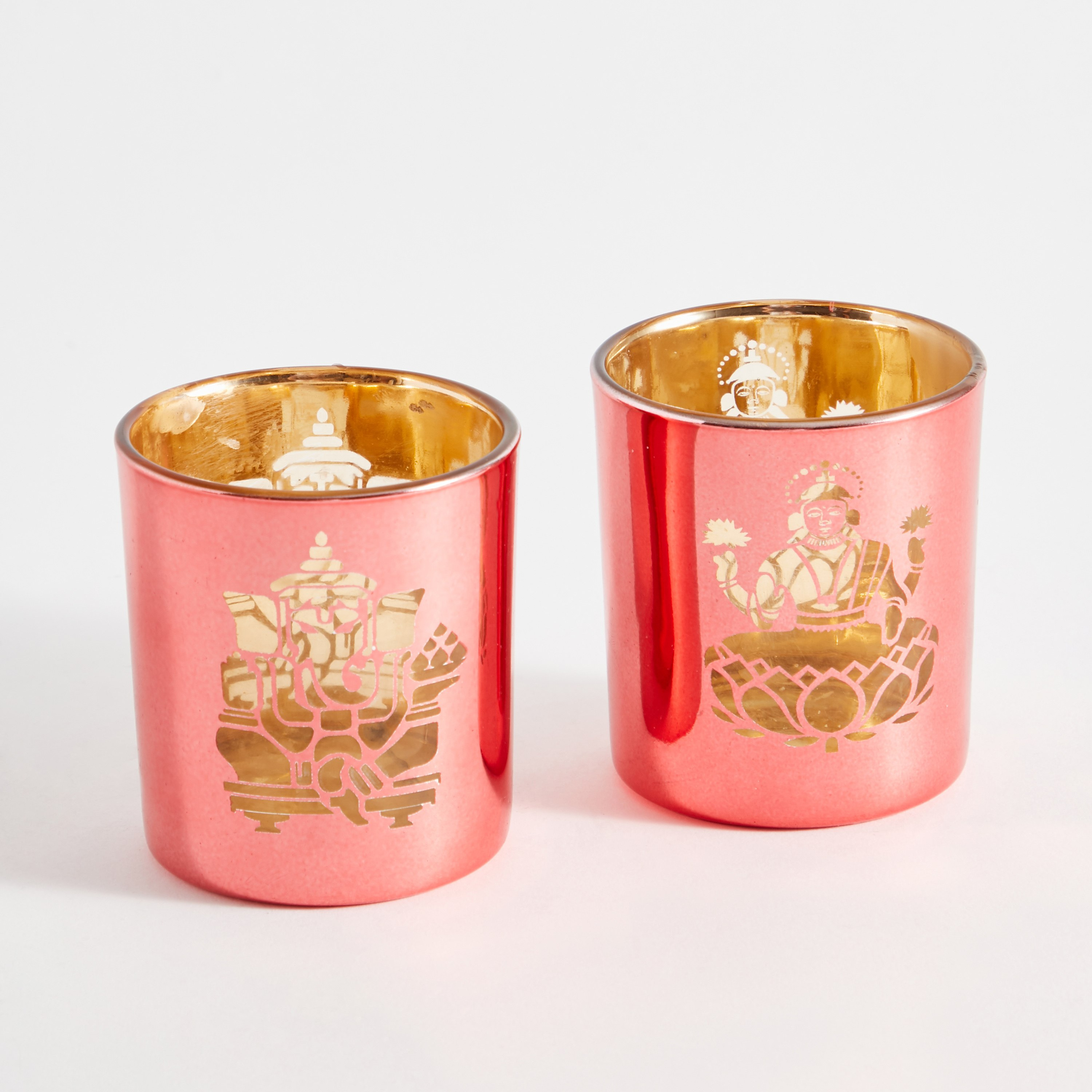 طقم حامل شموع صغيرة قطعتين من زوها - 7x7x8 سم-hbxlivingroom-decorandaccessories-candleholders-image-5