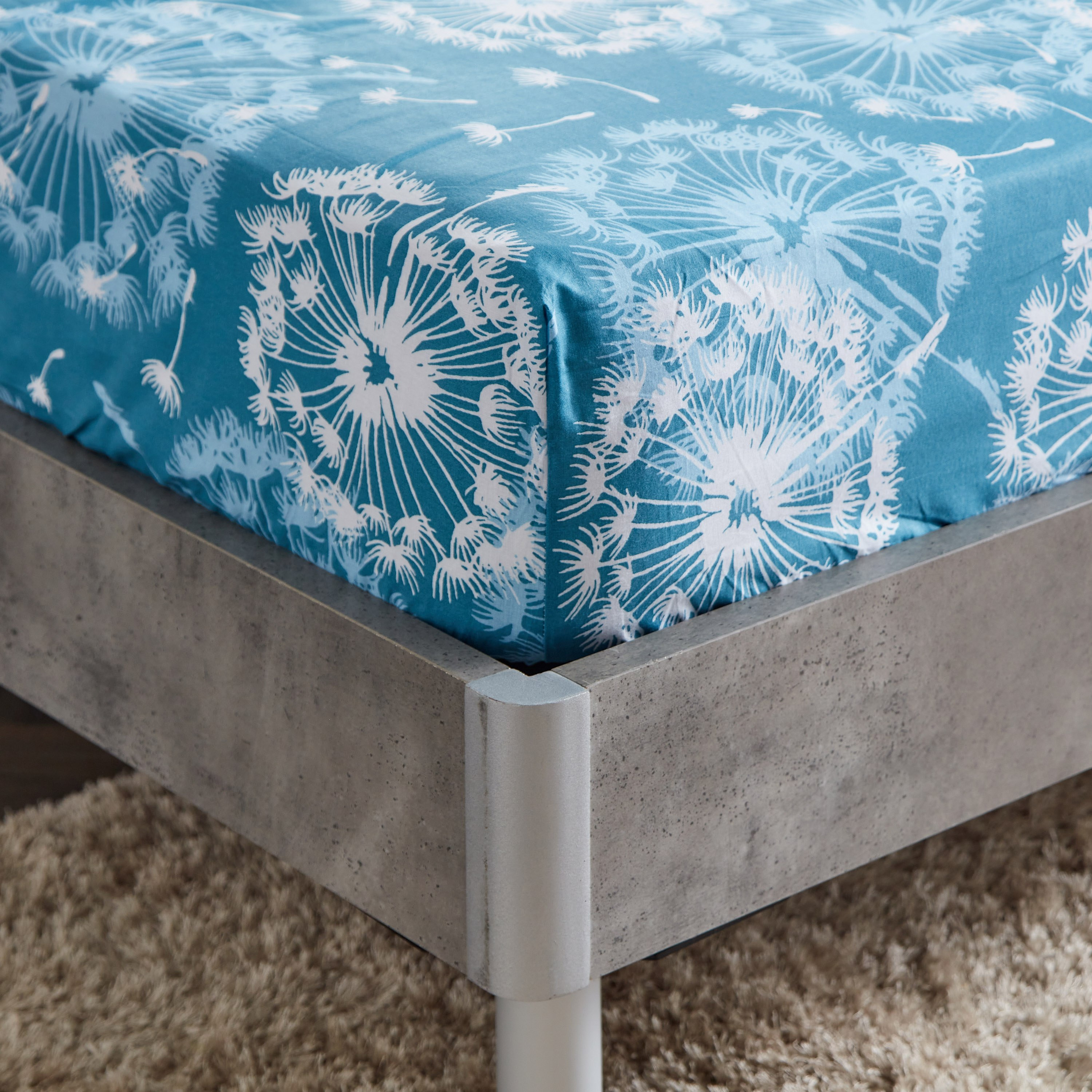 شرشف مطّاطي فردي قطن بطبعات من إستونيا - 90x200+25 سم-hbxhomeware-hbxbedroom-image-4