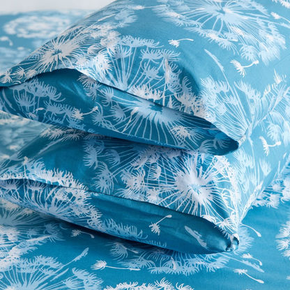 Estonia Dandelion Printed 2-Piece Cotton Pillow Cover Set - 50x75 cms