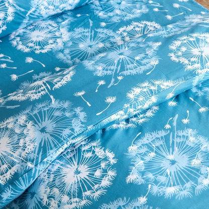 Estonia Dandelion 2-Piece Printed Single Cotton Duvet Cover Set - 135x200 cms