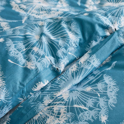 Estonia 3-Piece Dandelion Print Cotton Super King Duvet Cover Set - 240x220 cms