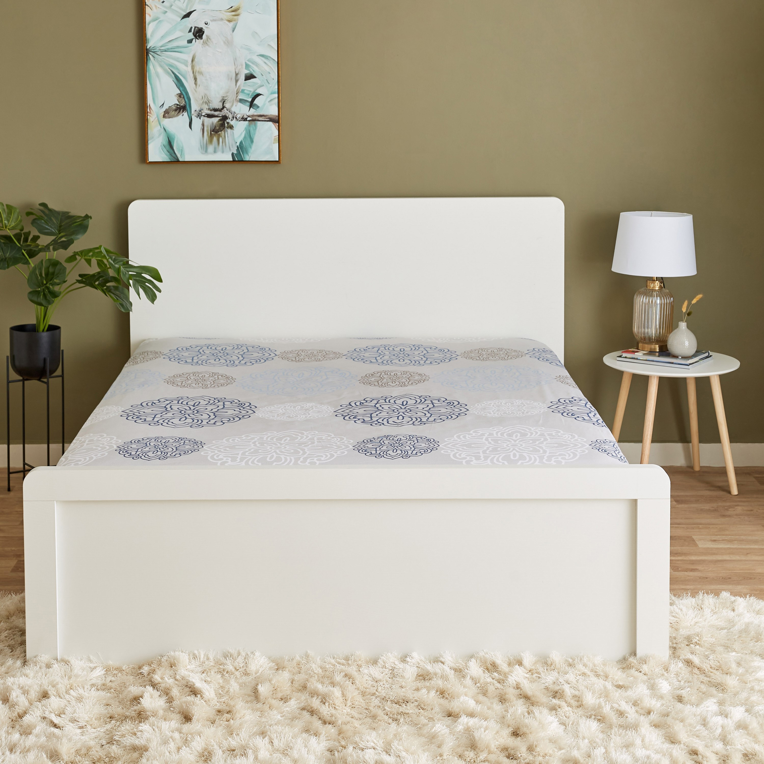 شرشف مسطّح قطن كينج بطبعات إستونيا - 260x240 سم-hbxhomeware-hbxbedroom-image-2