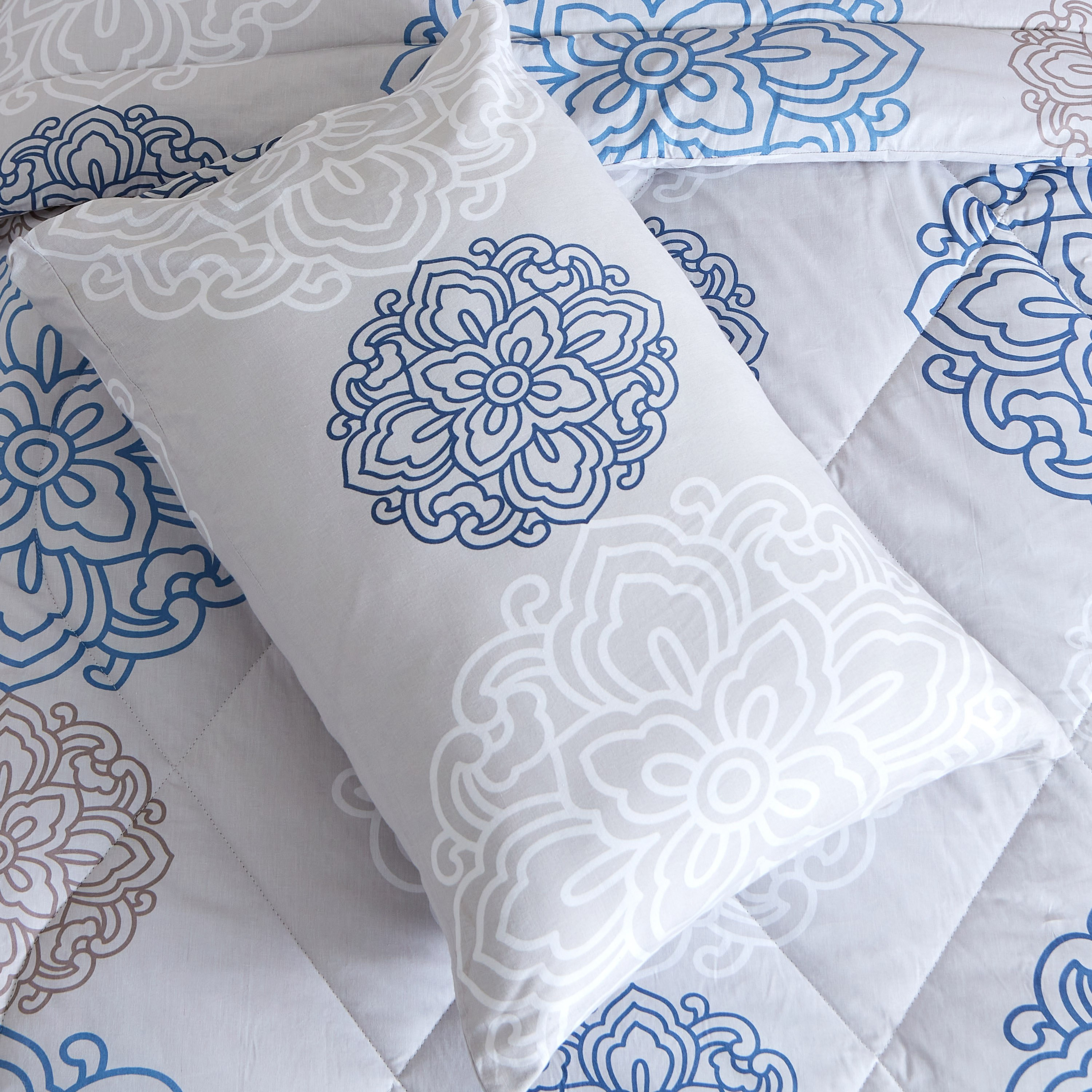 Estonia Medalion 2-Piece Cotton Printed Single Comforter Set - 135x220 cm-hbxhomeware-hbxdecorandfurnishings-image-6