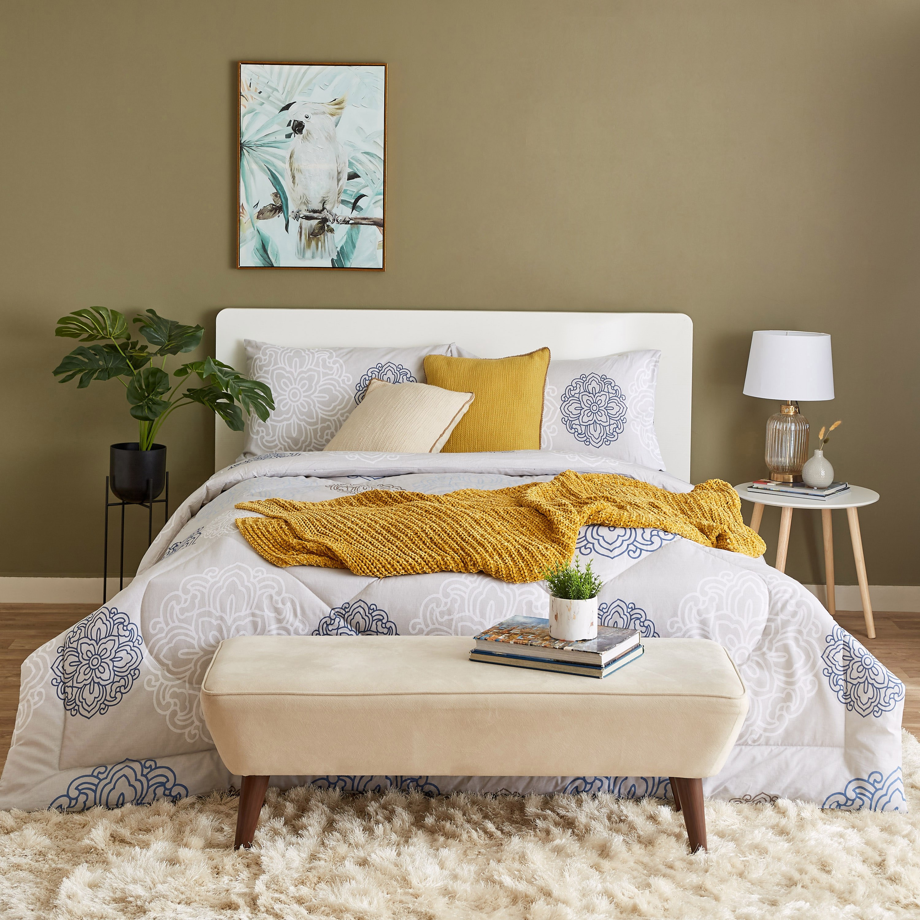 طقم لحاف كوين قطن 3 قطع بطبعات من إستونيا - 200x240 سم-hbxhomeware-hbxdecorandfurnishings-image-8