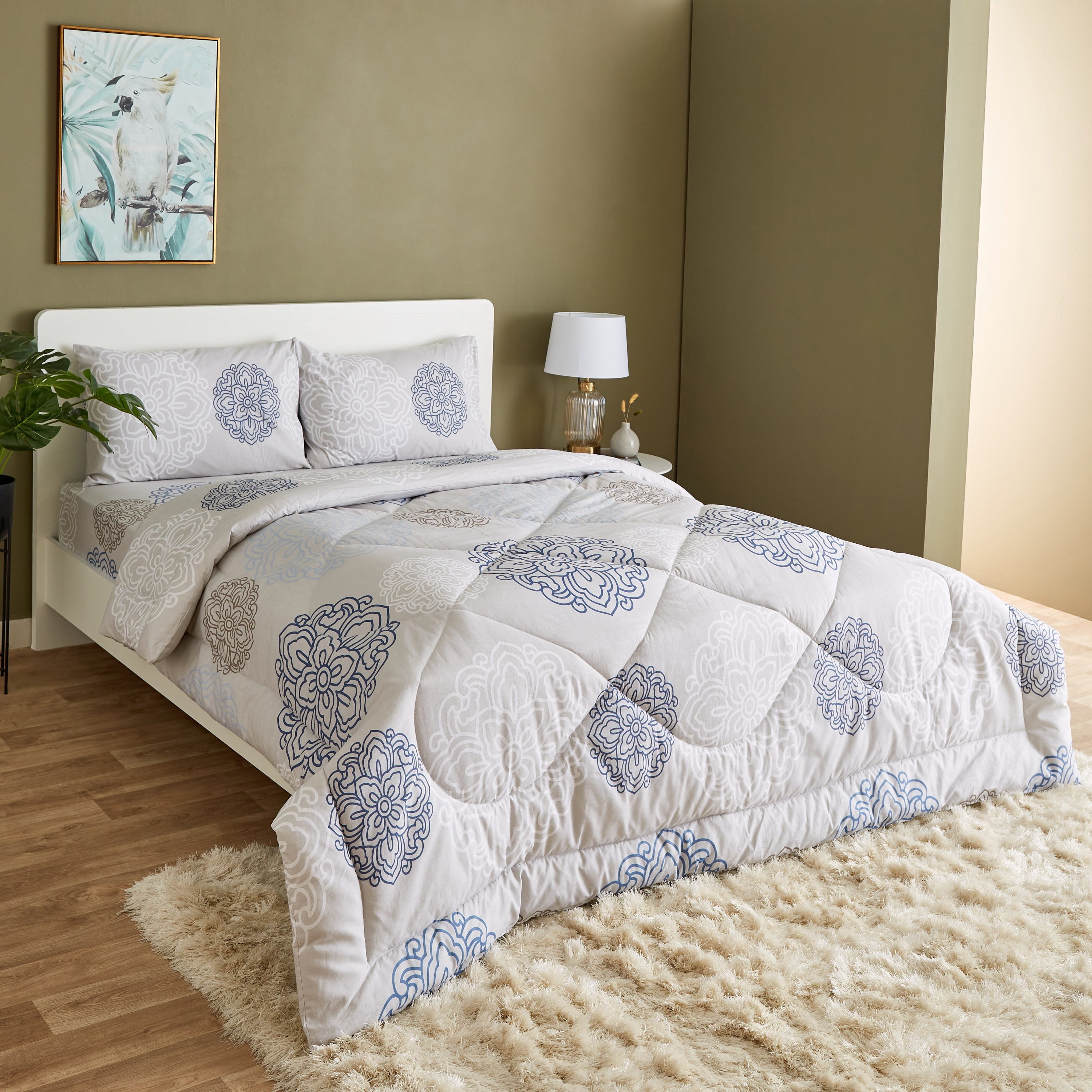 طقم لحاف كينج قطن 3 قطع بطبعات من إستونيا- 240x220 سم-hbxhomeware-hbxdecorandfurnishings-image-1