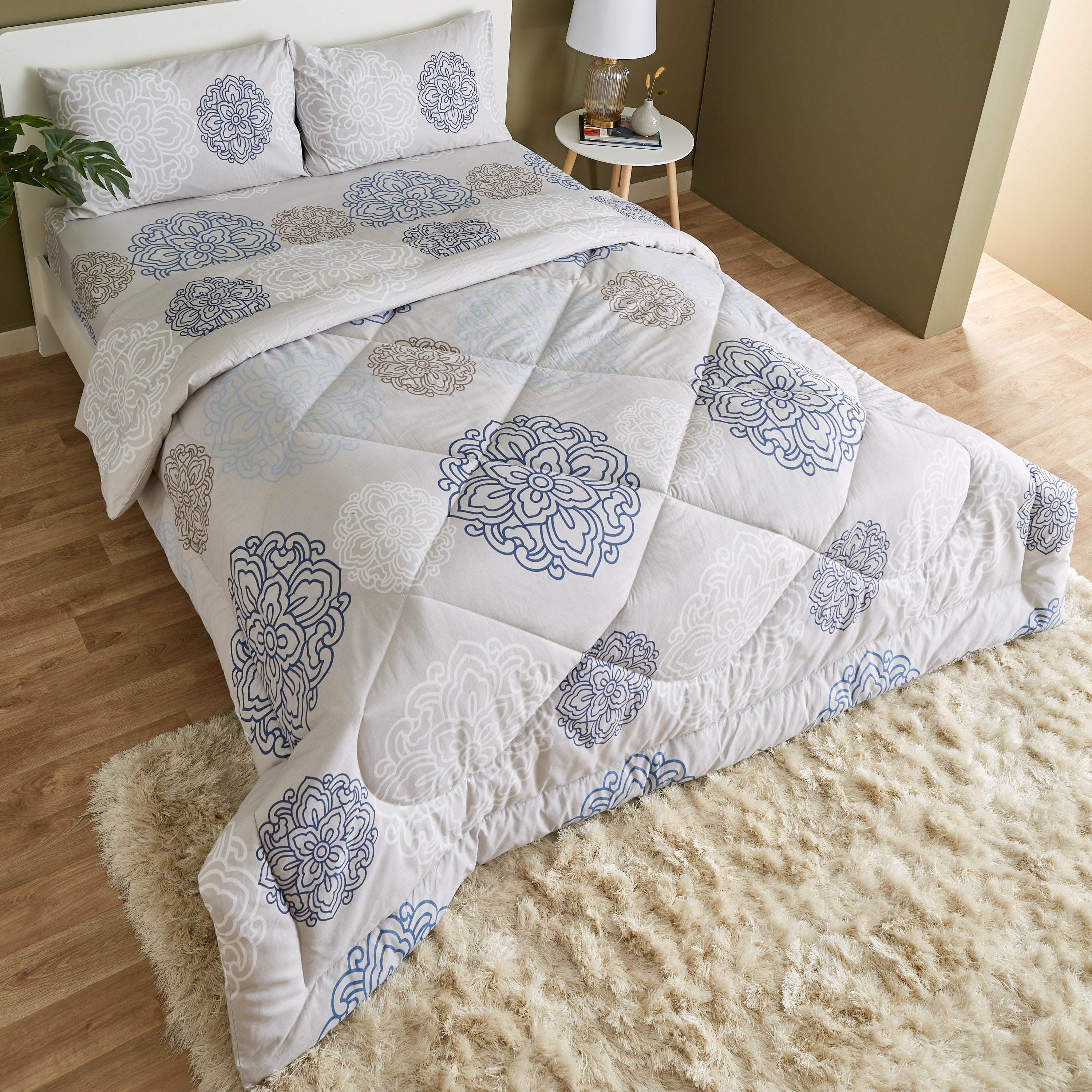 طقم لحاف كينج قطن 3 قطع بطبعات من إستونيا- 240x220 سم-hbxhomeware-hbxdecorandfurnishings-image-4