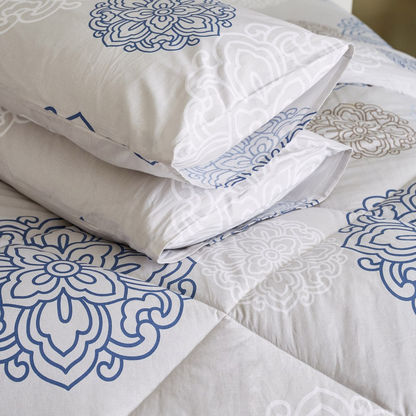 Estonia 3-Piece Medalion Print Cotton Super King Comforter Set - 240x240 cms