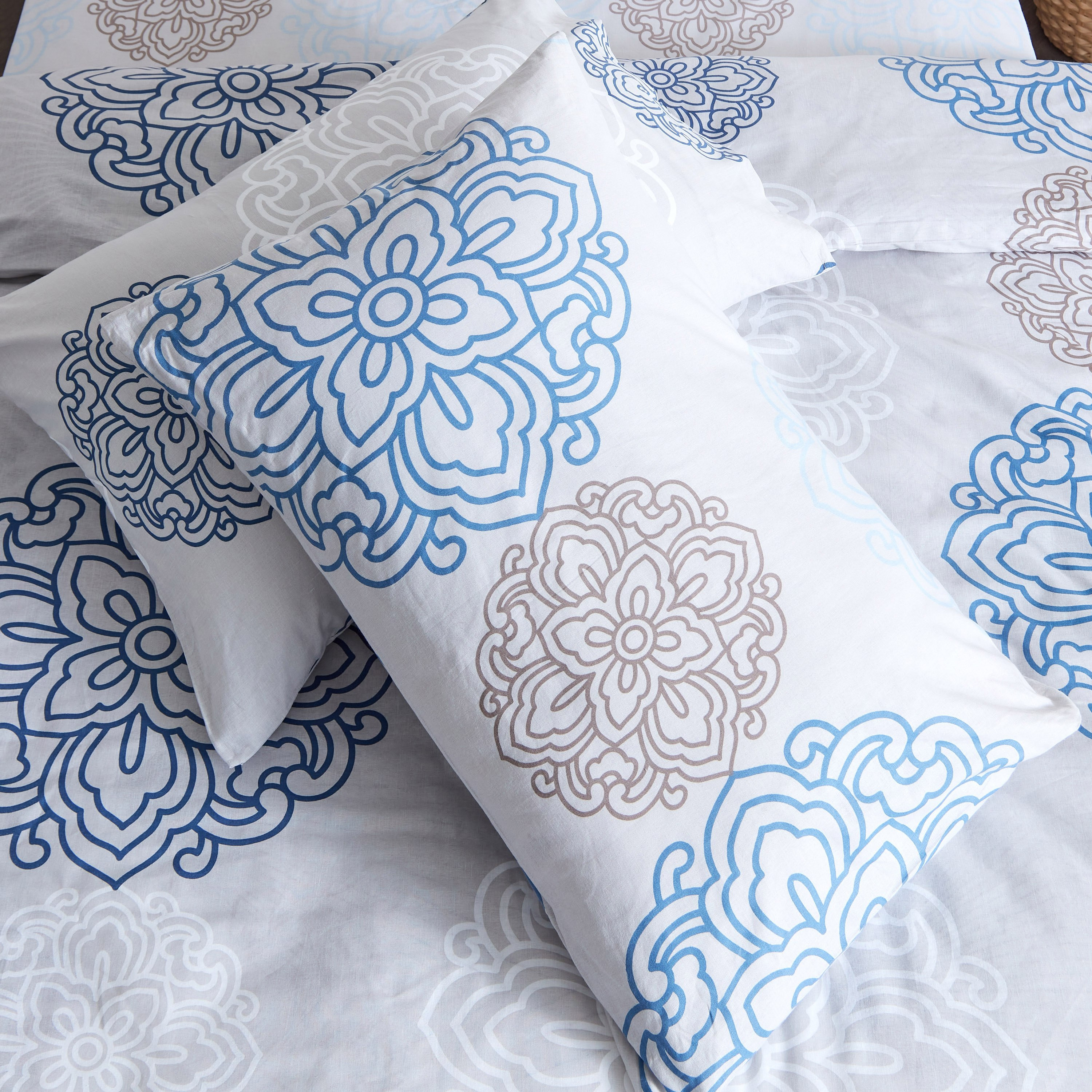 طقم غطاء لحاف فردي قطن قطعتين بطبعات من إستونيا - 135x200 سم-hbxhomeware-hbxdecorandfurnishings-image-6