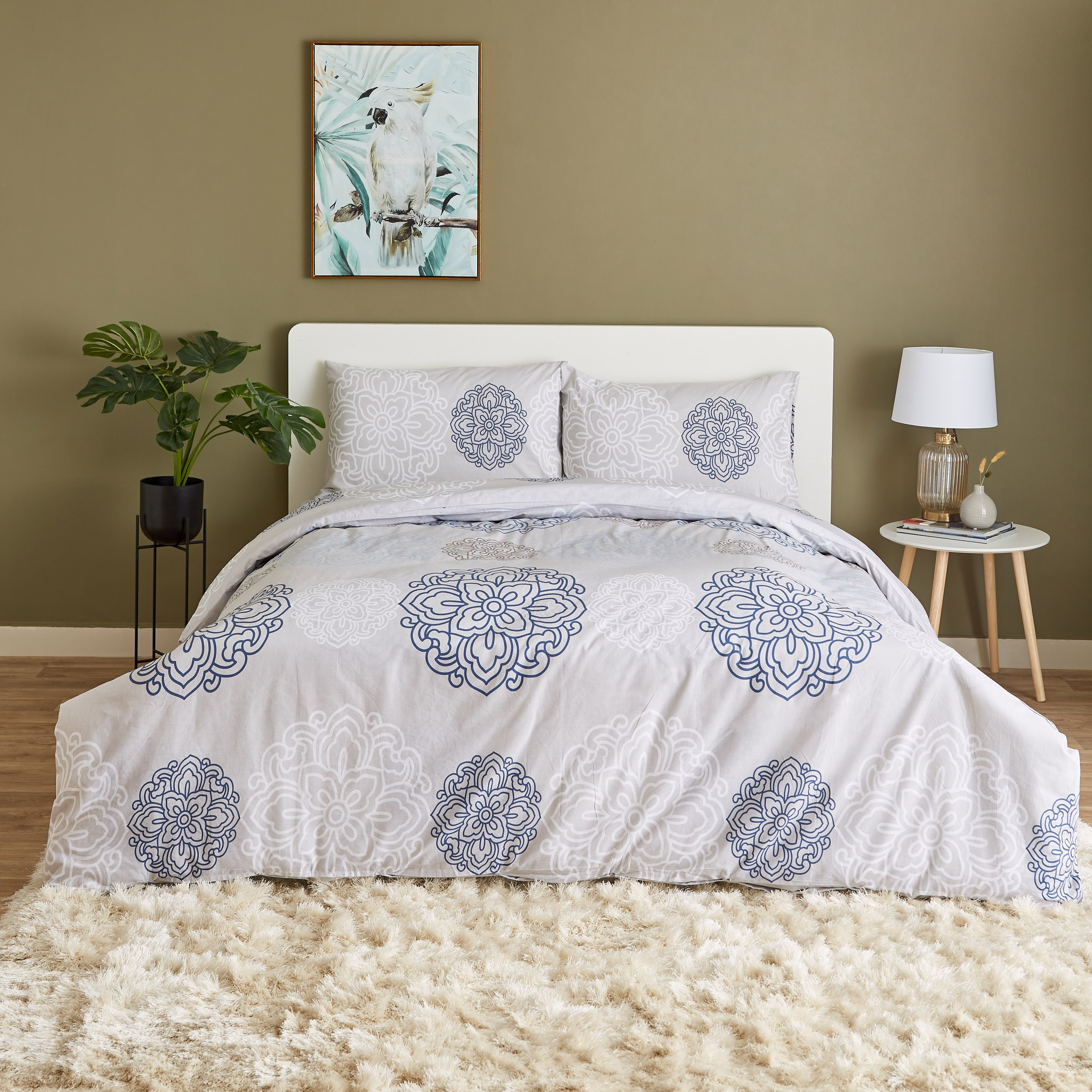 طقم غطاء لحاف سوبر كينج قطن بطبعات 3 قطع من إستونيا - 240x220 سم-hbxhomeware-hbxdecorandfurnishings-image-2