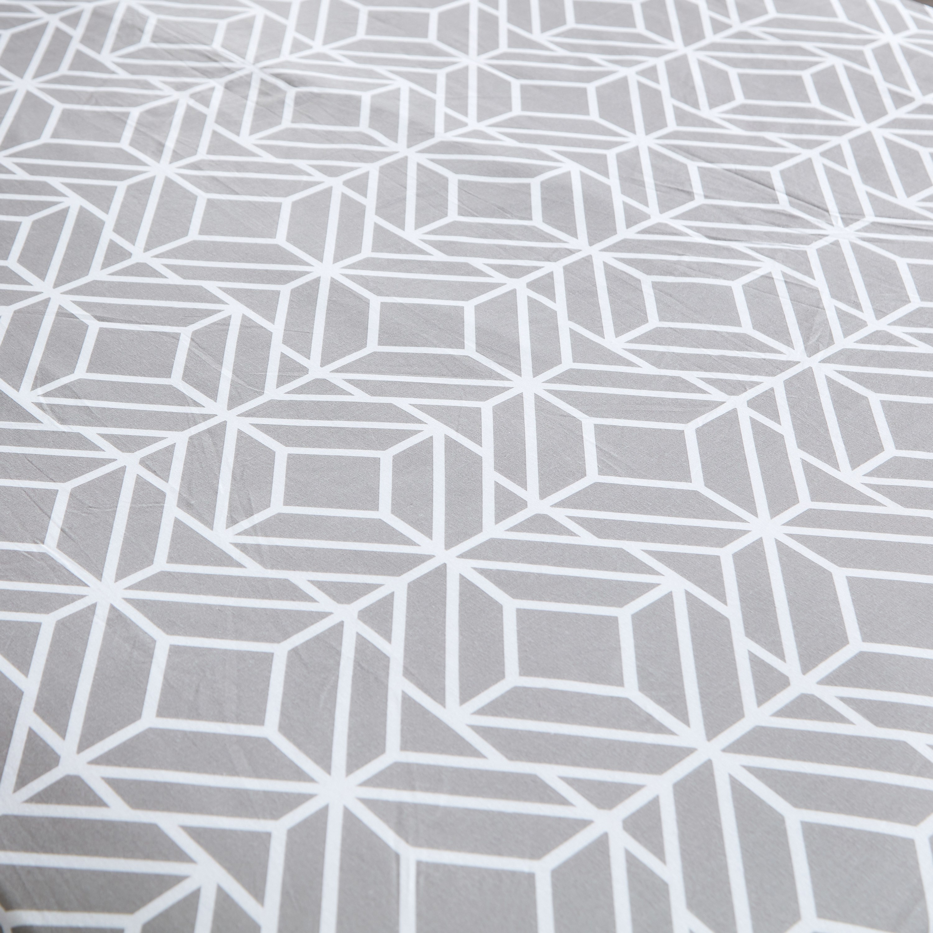 شرشف مسطّح قطن مزدوج بطبعات من إستونيا - 260x170 سم-hbxhomeware-hbxbedroom-image-4