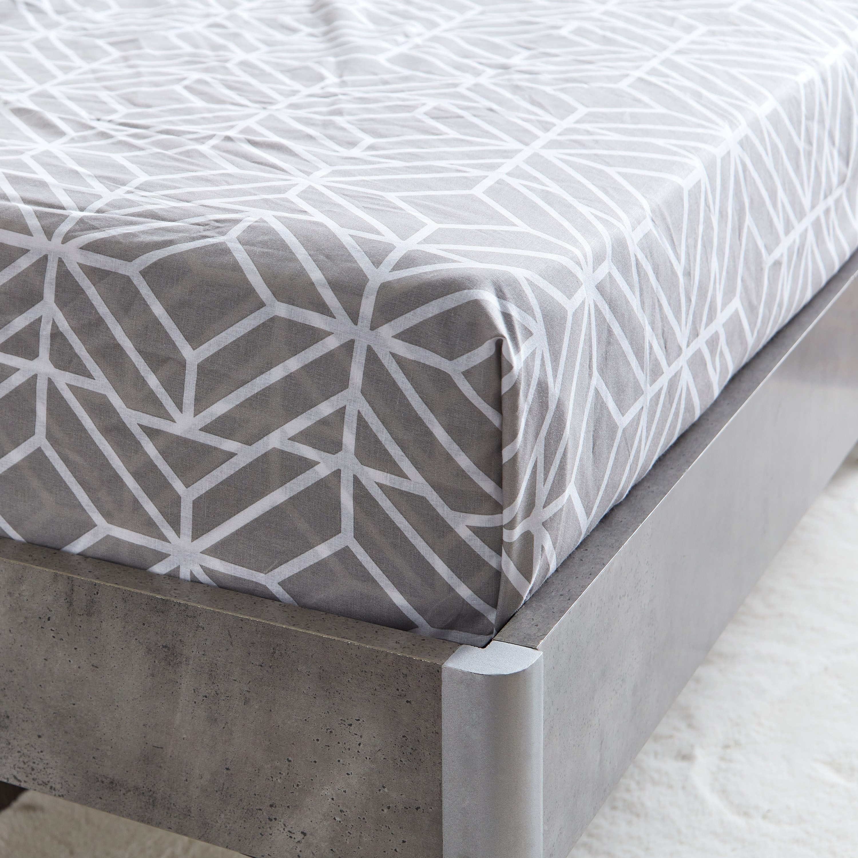 شرشف مسطّح قطن مزدوج بطبعات من إستونيا - 260x170 سم-hbxhomeware-hbxbedroom-image-5