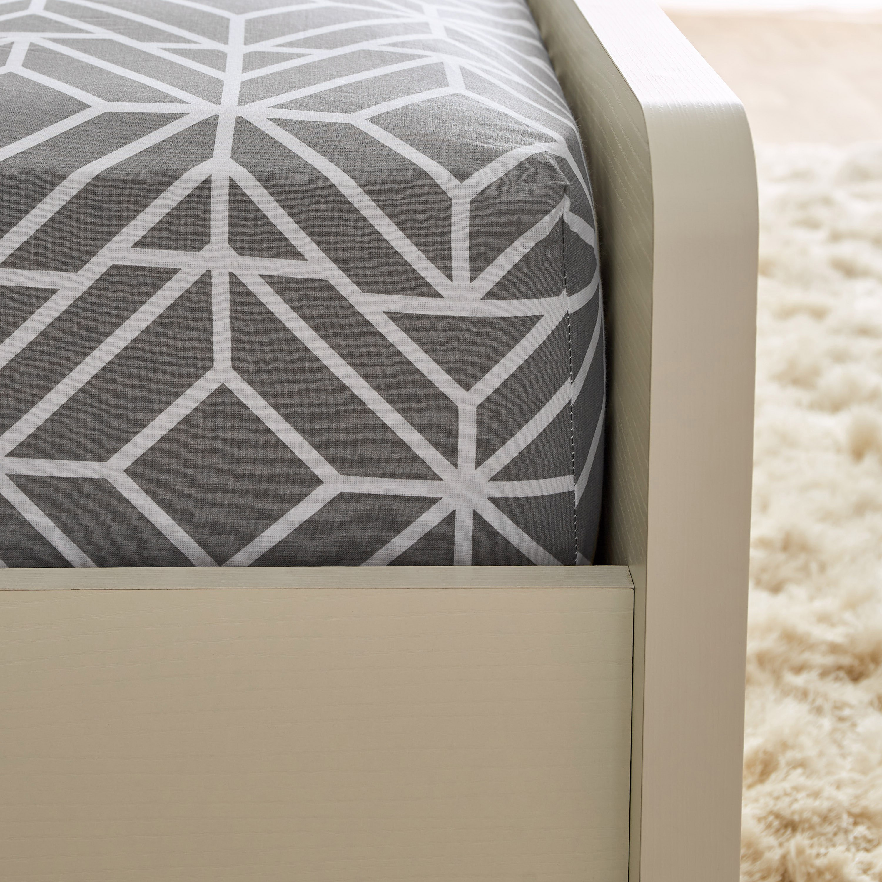 شرشف مسطح قطن كينج بطبعات من إستونيا - 240x260 سم-hbxhomeware-hbxbedroom-image-5