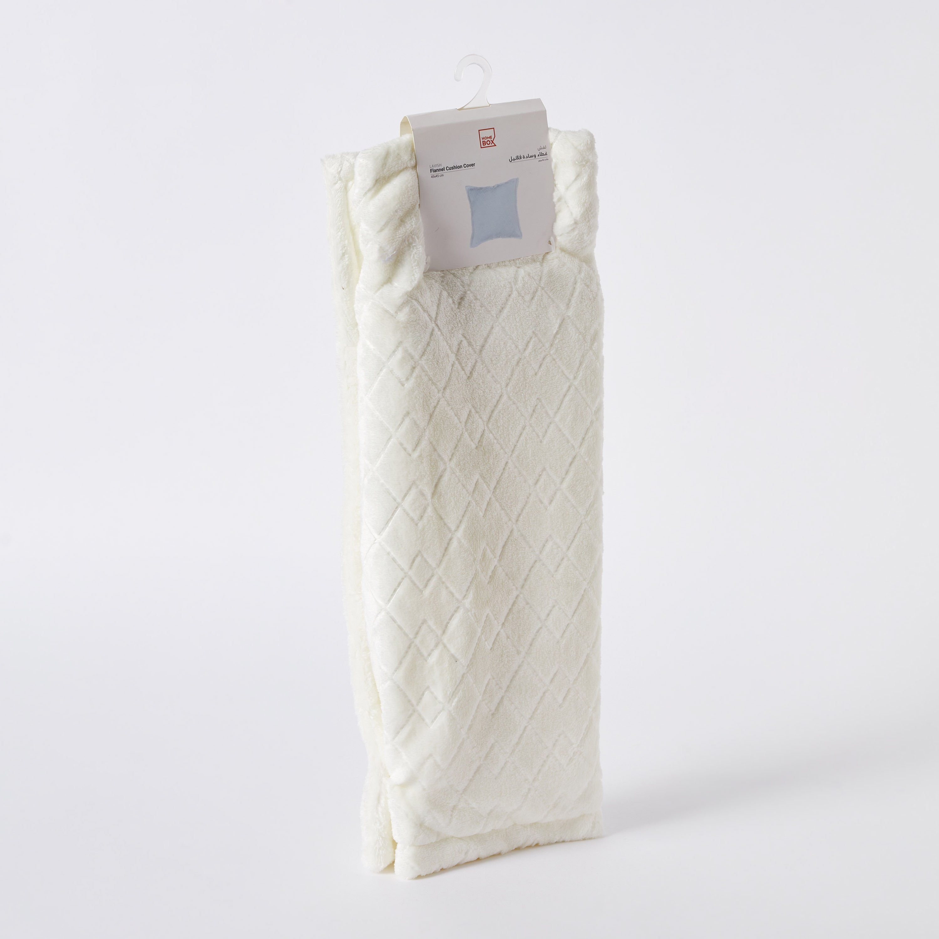 غطاء وسادة فلانيل منقوش سادة من لافيش دايمند -45x45 سم-hbxhomeware-cushionsandcovers-cushioncovers-image-5
