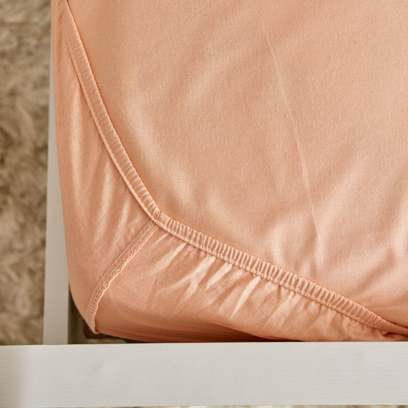 Wellington Solid Cotton Queen Fitted Sheet - 150x200+25 cm-Sheets and Pillow Covers-image-5