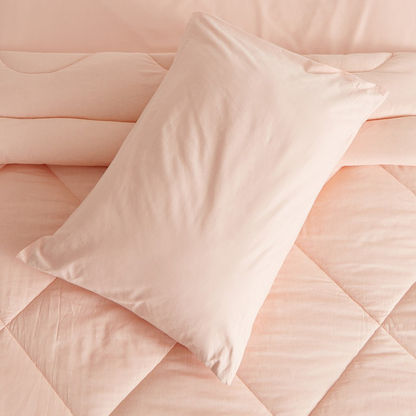 Wellington 2-Piece Solid Cotton Single Comforter Set - 135x220 cms