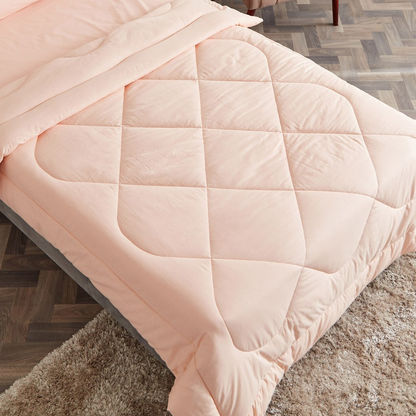 Wellington Solid 2-Piece Cotton Twin Comforter Set - 160x220 cms