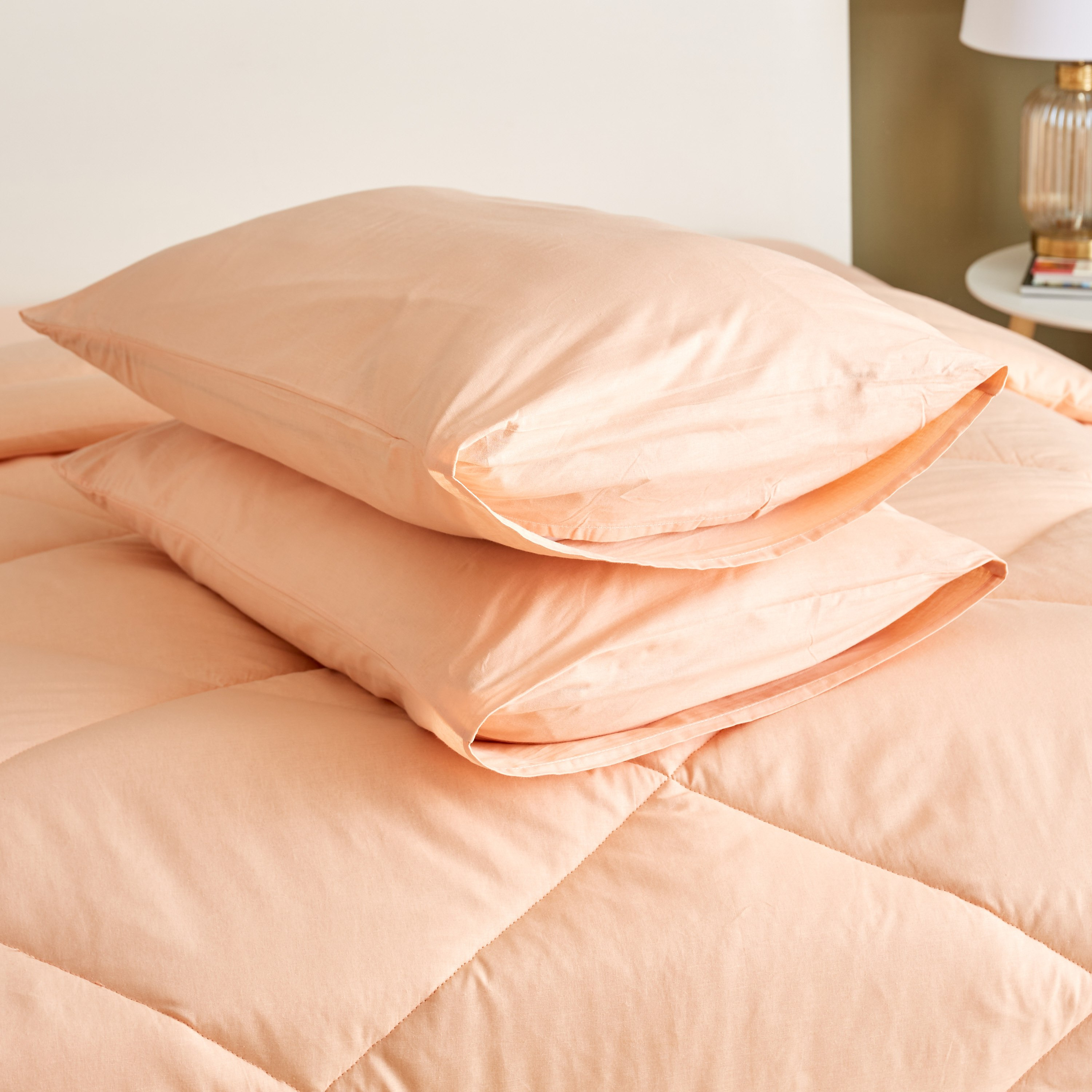 طقم لحاف سوبر كينج قطن سادة 3 قطع من ولينجتون - 240x240 سم-hbxhomeware-hbxdecorandfurnishings-image-7