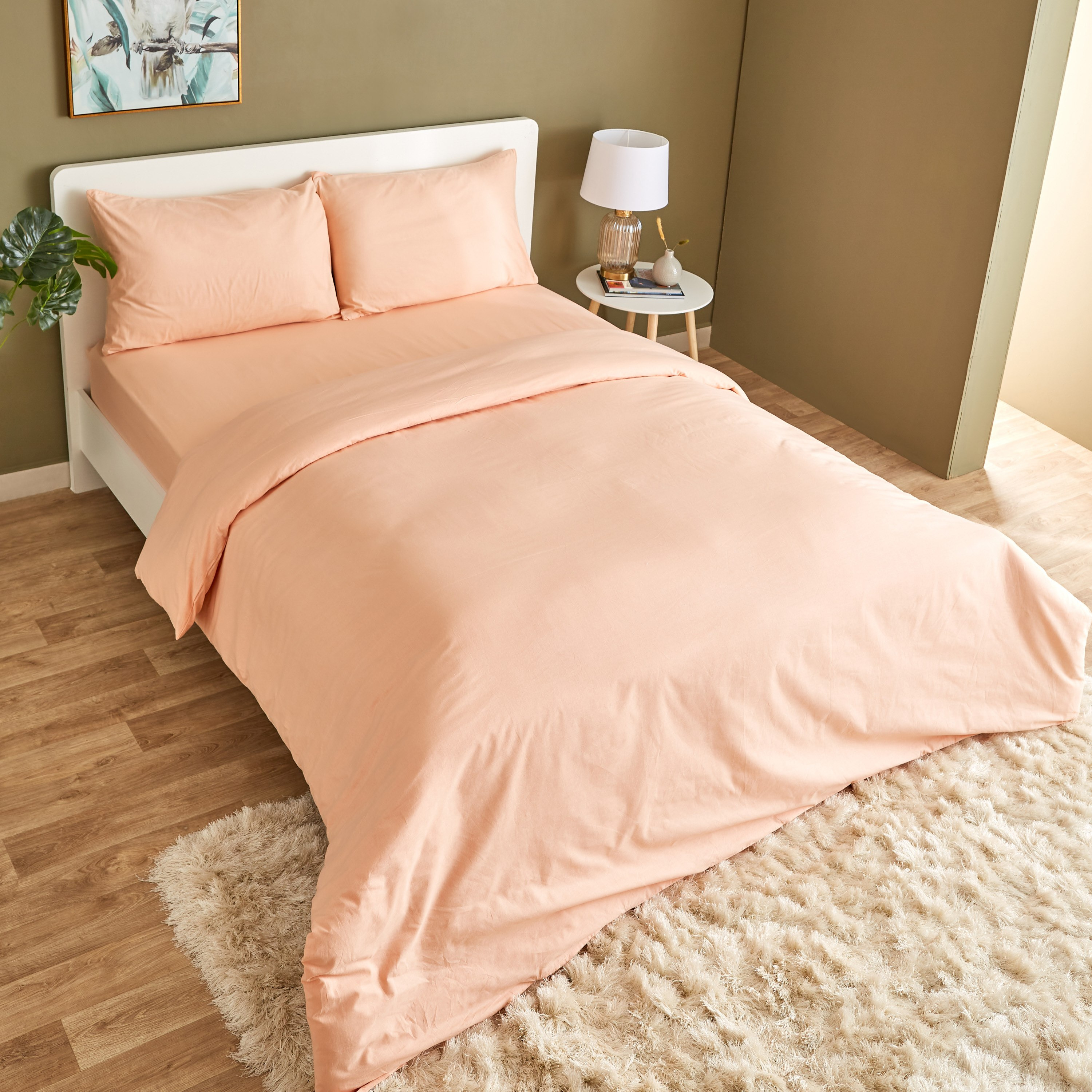 طقم غطاء لحاف قطن سوبر كينج سادة 3 قطع من ويلينجتون - 240x220 سم-hbxhomeware-hbxdecorandfurnishings-image-6