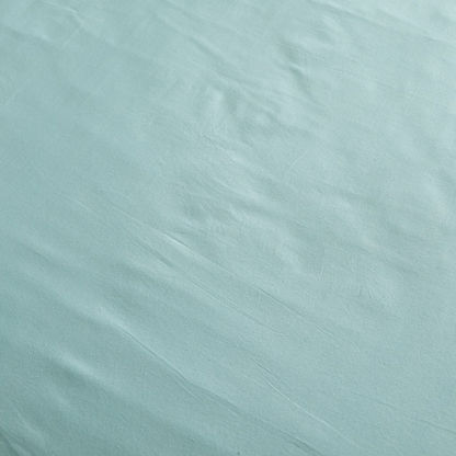 Wellington Solid Cotton Queen Fitted Sheet - 150x200+25 cm