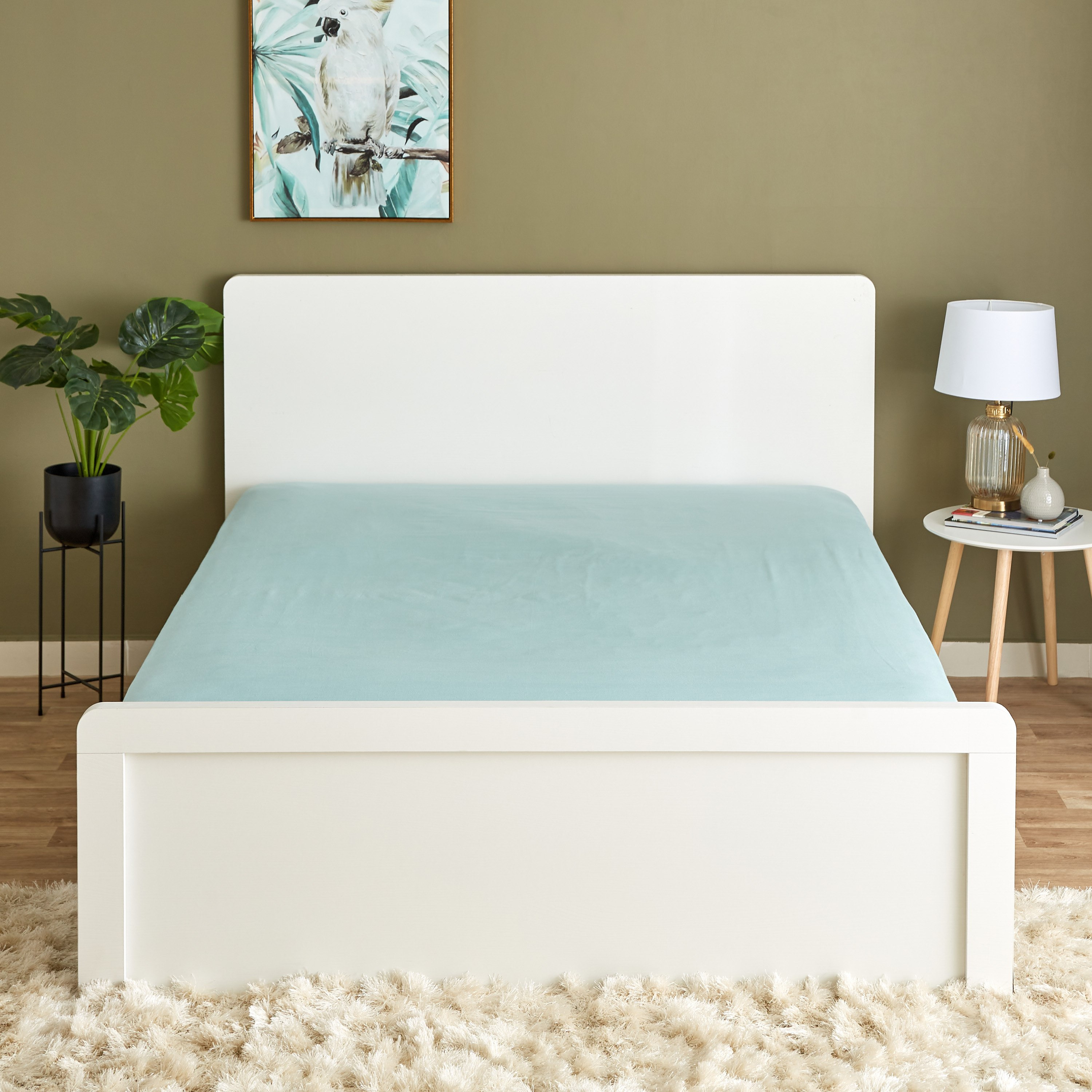 شرشف مطاطي كينج قطني سادة من ويلينجتون - 180x200+25 سم-hbxhomeware-hbxbedroom-image-2