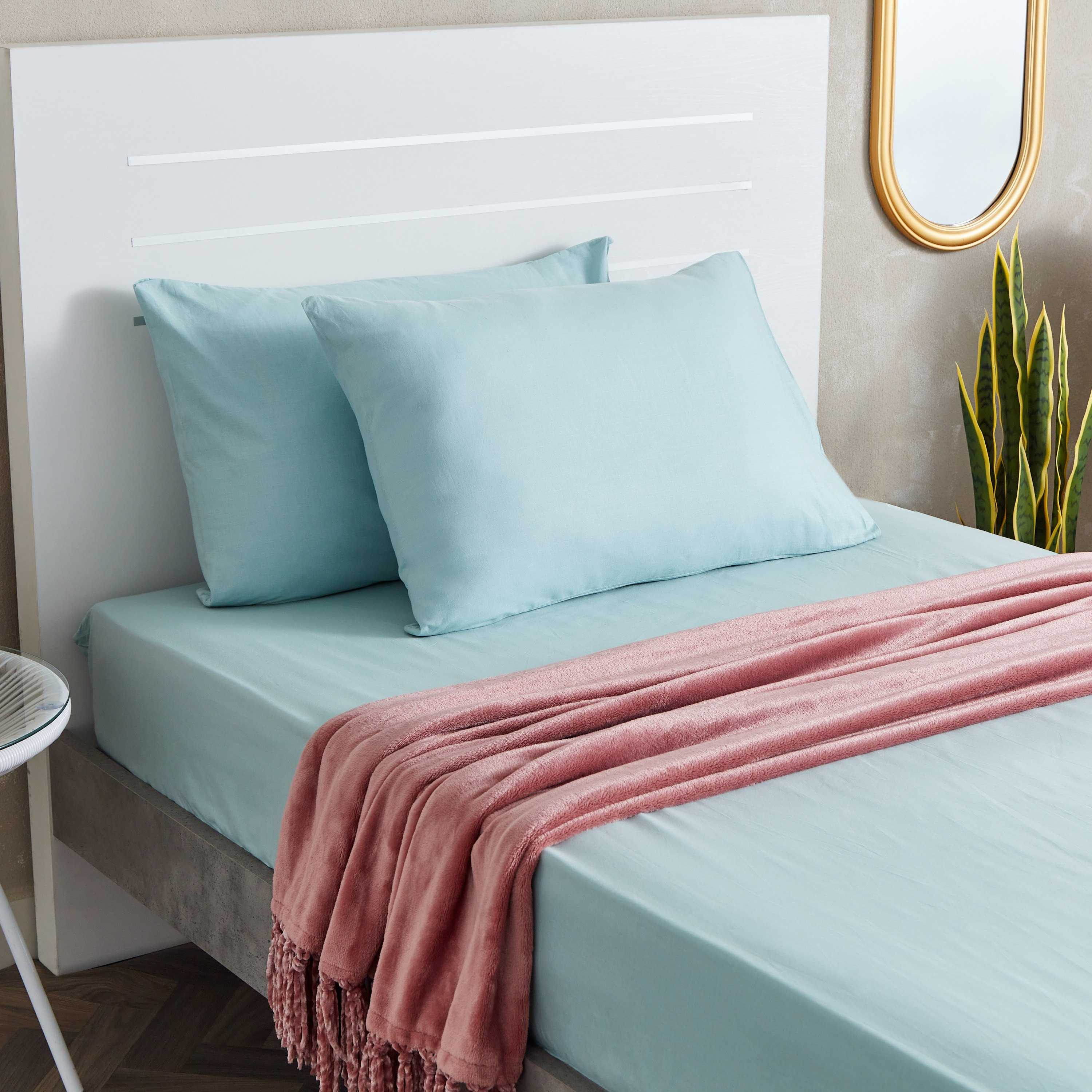 طقم غطاء وسادة قطن سادة قطعتين من ويلينجتون- 50x75 سم-hbxhomeware-hbxbedroom-image-5
