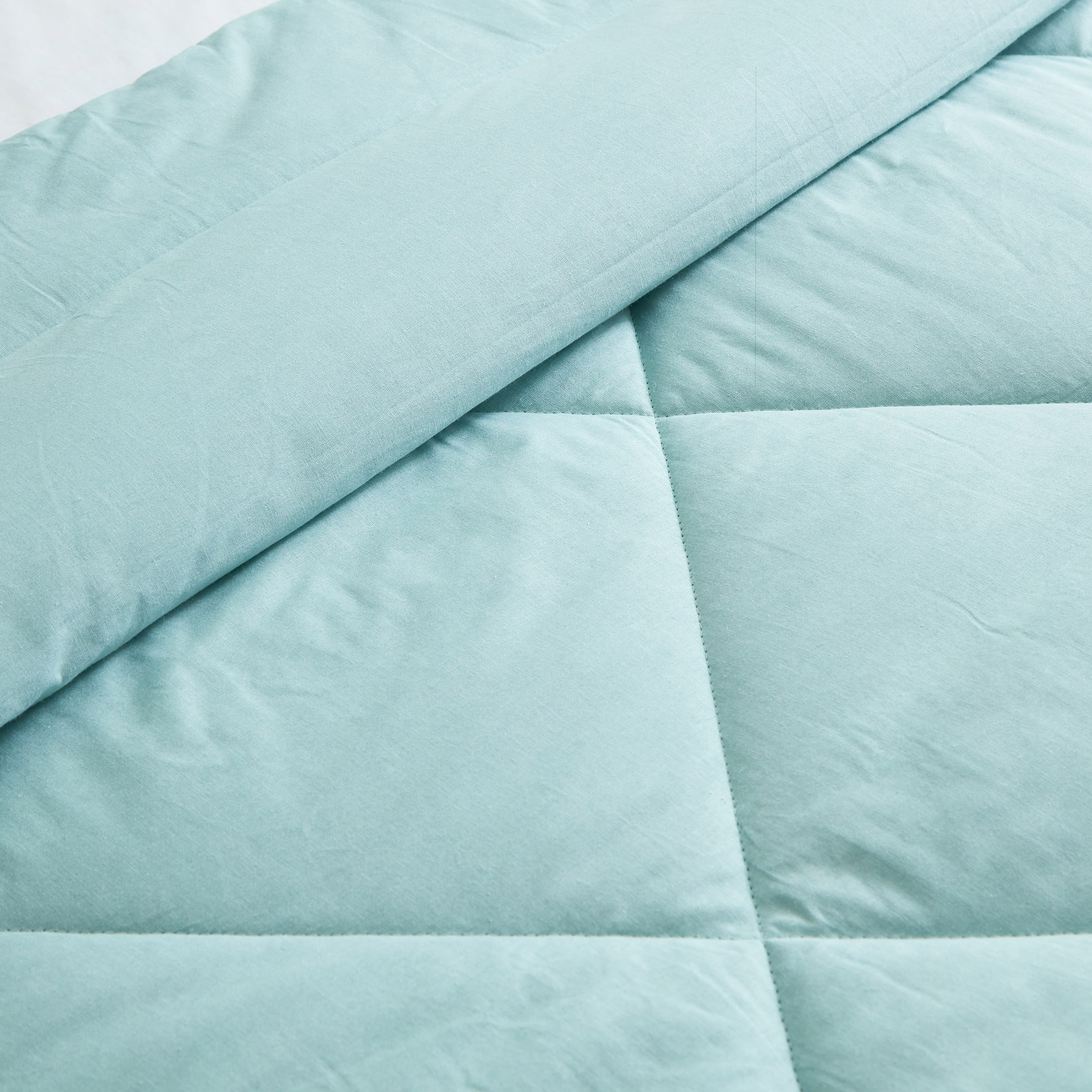 طقم لحاف مزدوج قطني سادة قطعتين من ويلنجتون - 160x220 سم-hbxhomeware-hbxdecorandfurnishings-image-4