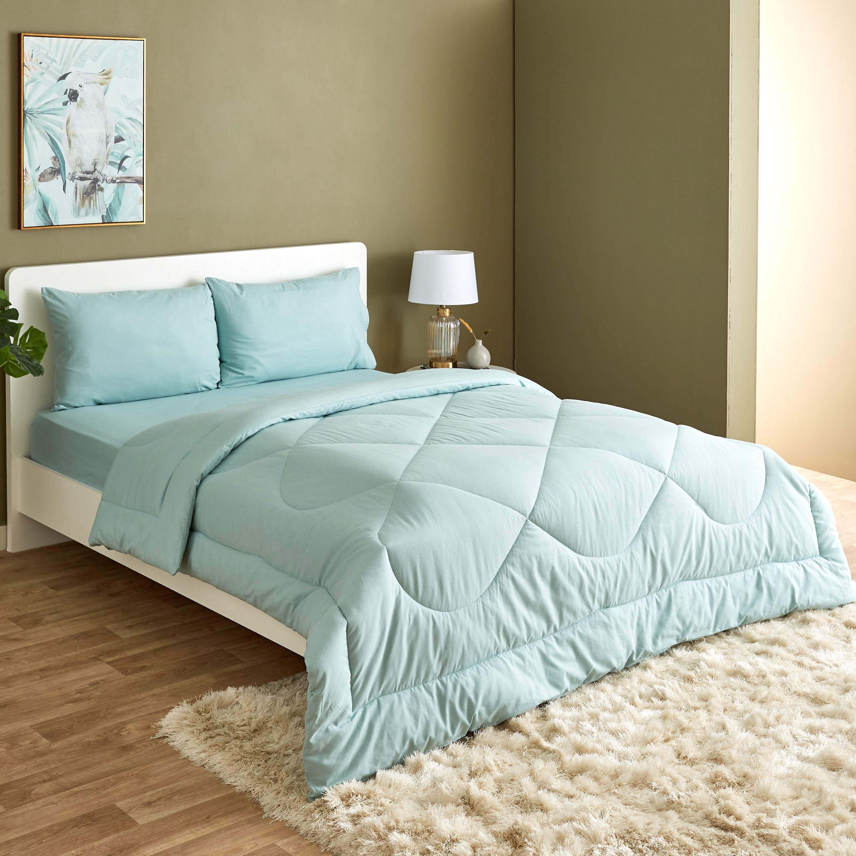 طقم لحاف كوين قطن سادة 3 قطع من ويلينجتون - 200x240 سم-PROMO_HB_AE_B1G1_250925-image-1