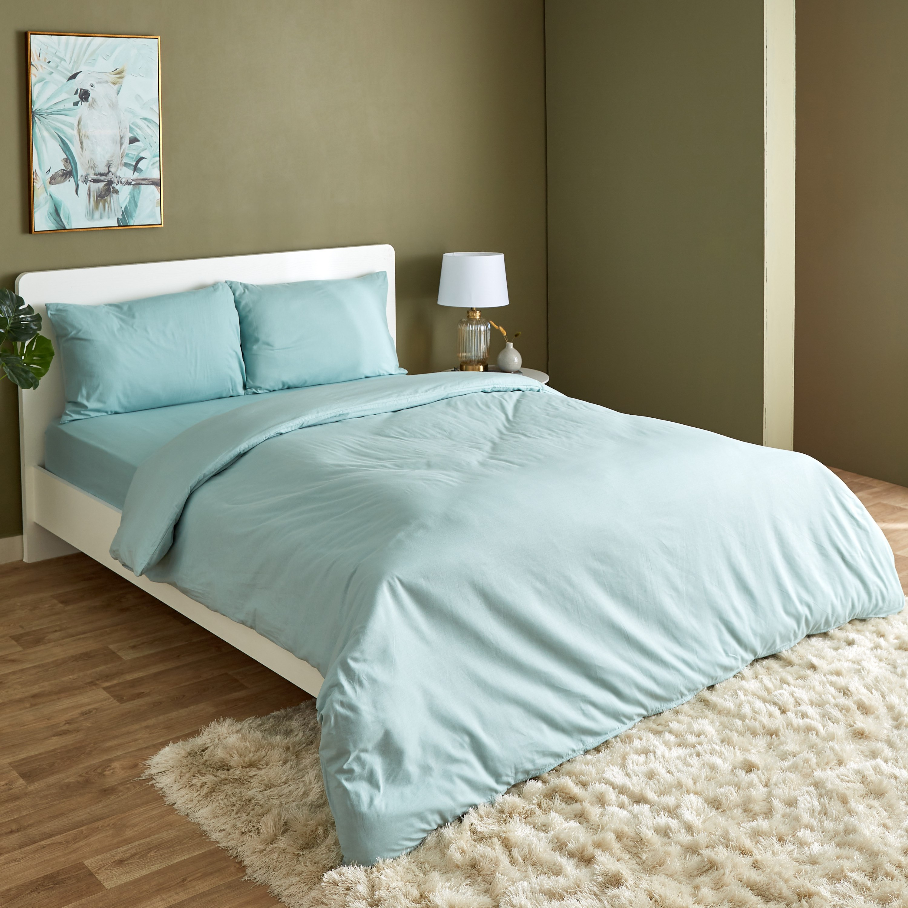 طقم غطاء لحاف كينج قطني سادة 3 قطع من ويلينجتون - 220x220 سم-hbxhomeware-bedding-duvetcovers-image-1