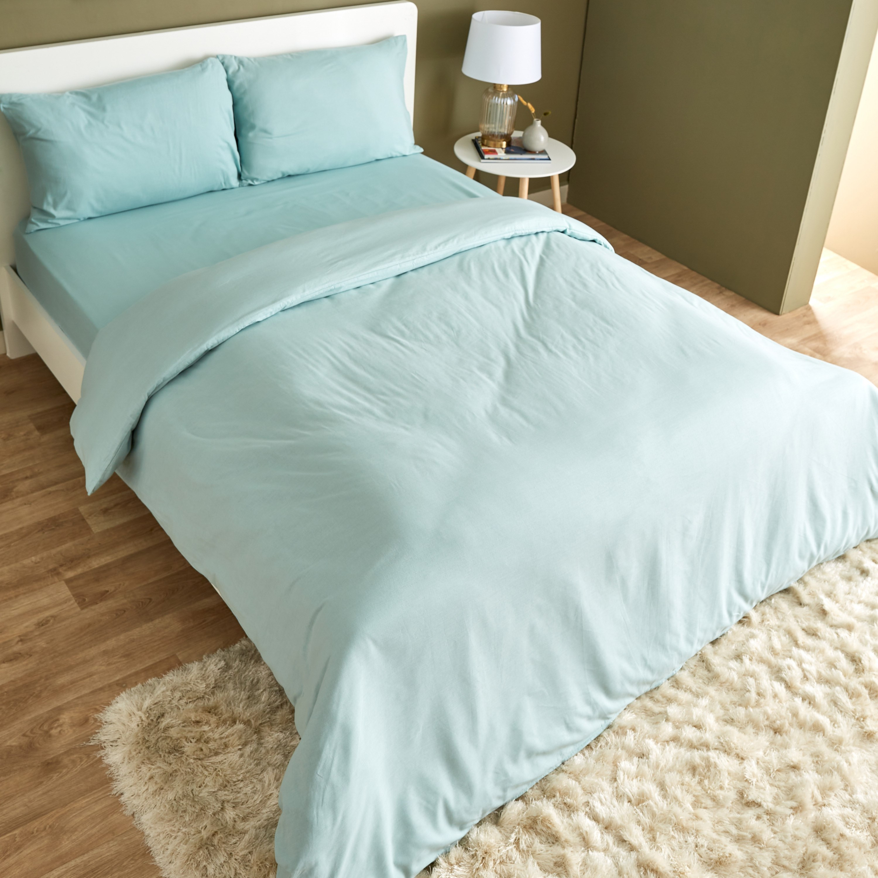 طقم غطاء لحاف كينج قطني سادة 3 قطع من ويلينجتون - 220x220 سم-hbxhomeware-bedding-duvetcovers-image-6