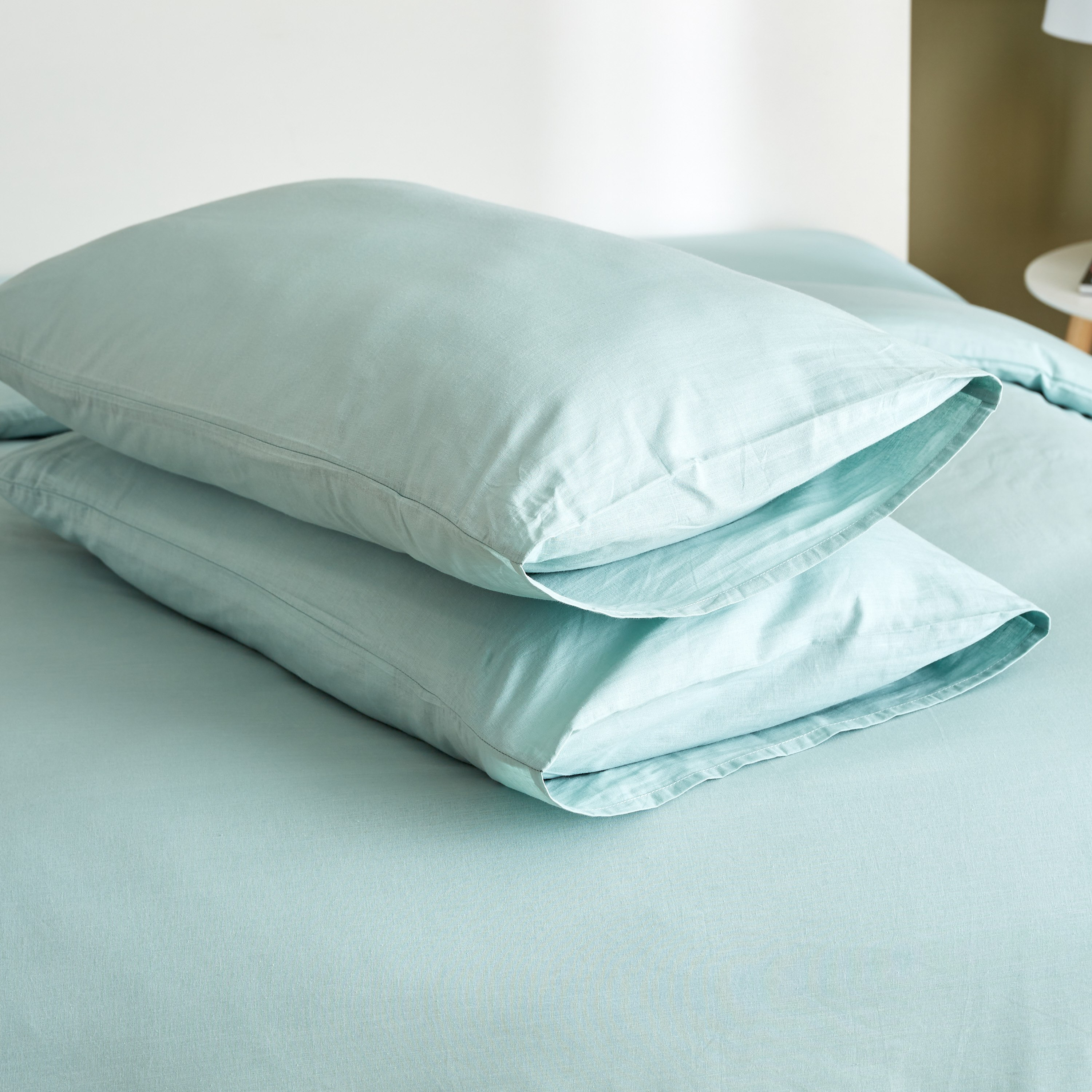 طقم غطاء لحاف كينج قطني سادة 3 قطع من ويلينجتون - 220x220 سم-hbxhomeware-bedding-duvetcovers-image-8