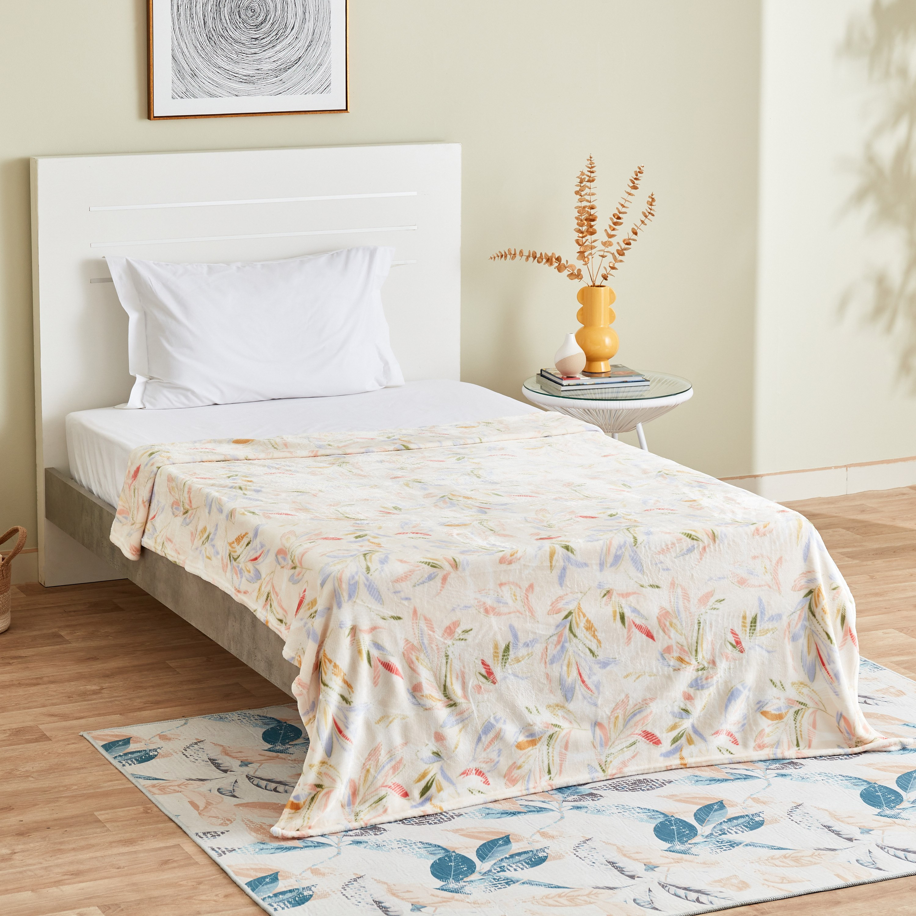 بطانية فلانيل مزدوجة بطبعات من جويس - 150x220 سم-hbxhomeware-hbxbedroom-image-2