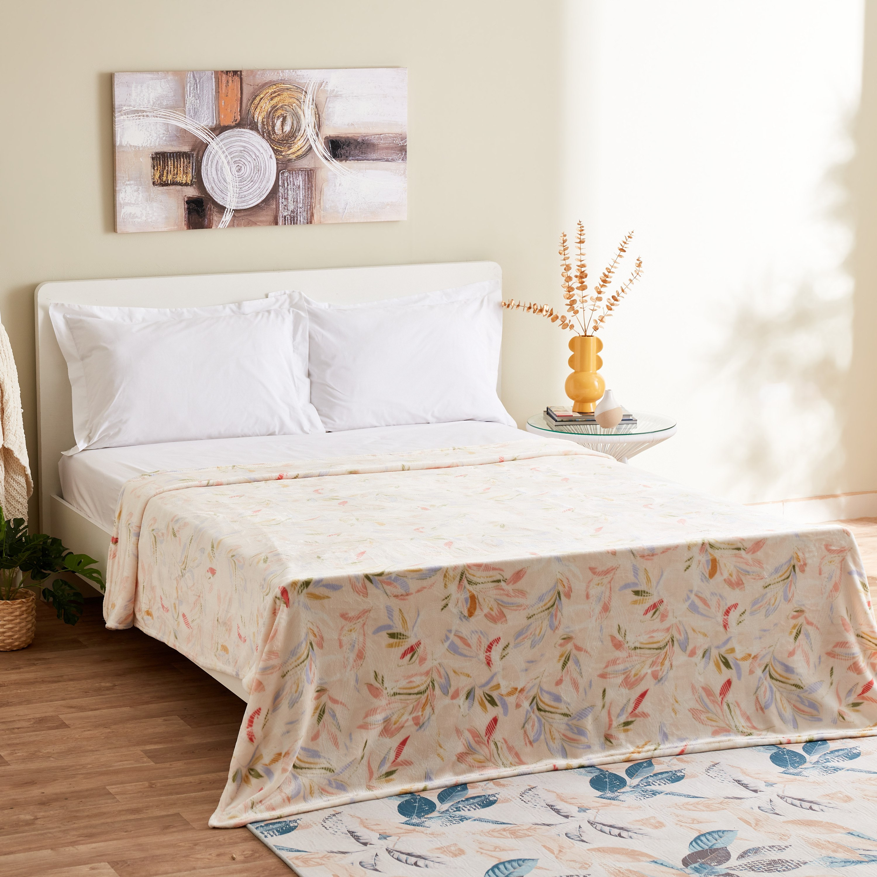 بطانية فلانيل كينج بطبعات من جويس - 220x240 سم-hbxhomeware-hbxbedroom-image-2
