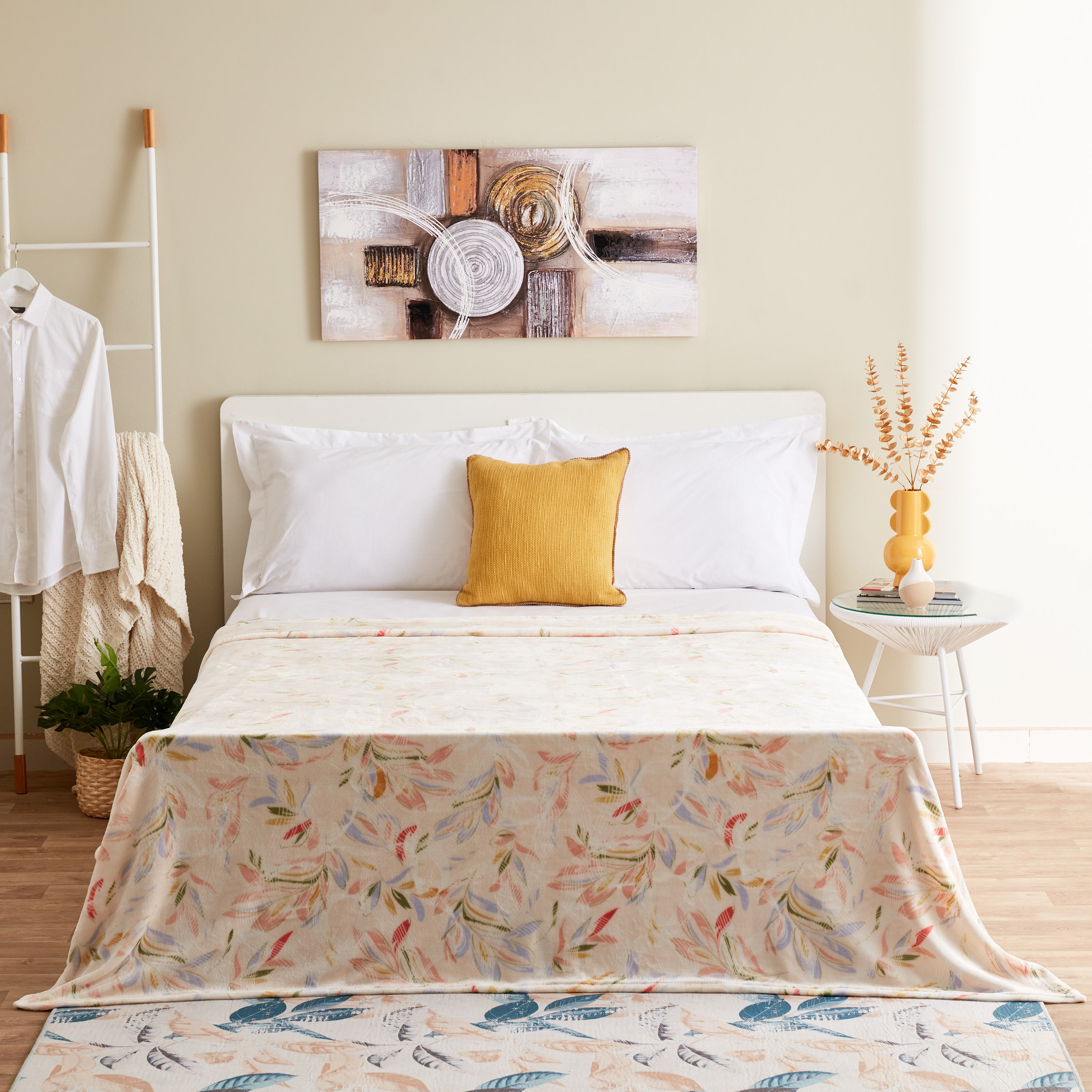 بطانية فلانيل كينج بطبعات من جويس - 220x240 سم-hbxhomeware-hbxbedroom-image-5