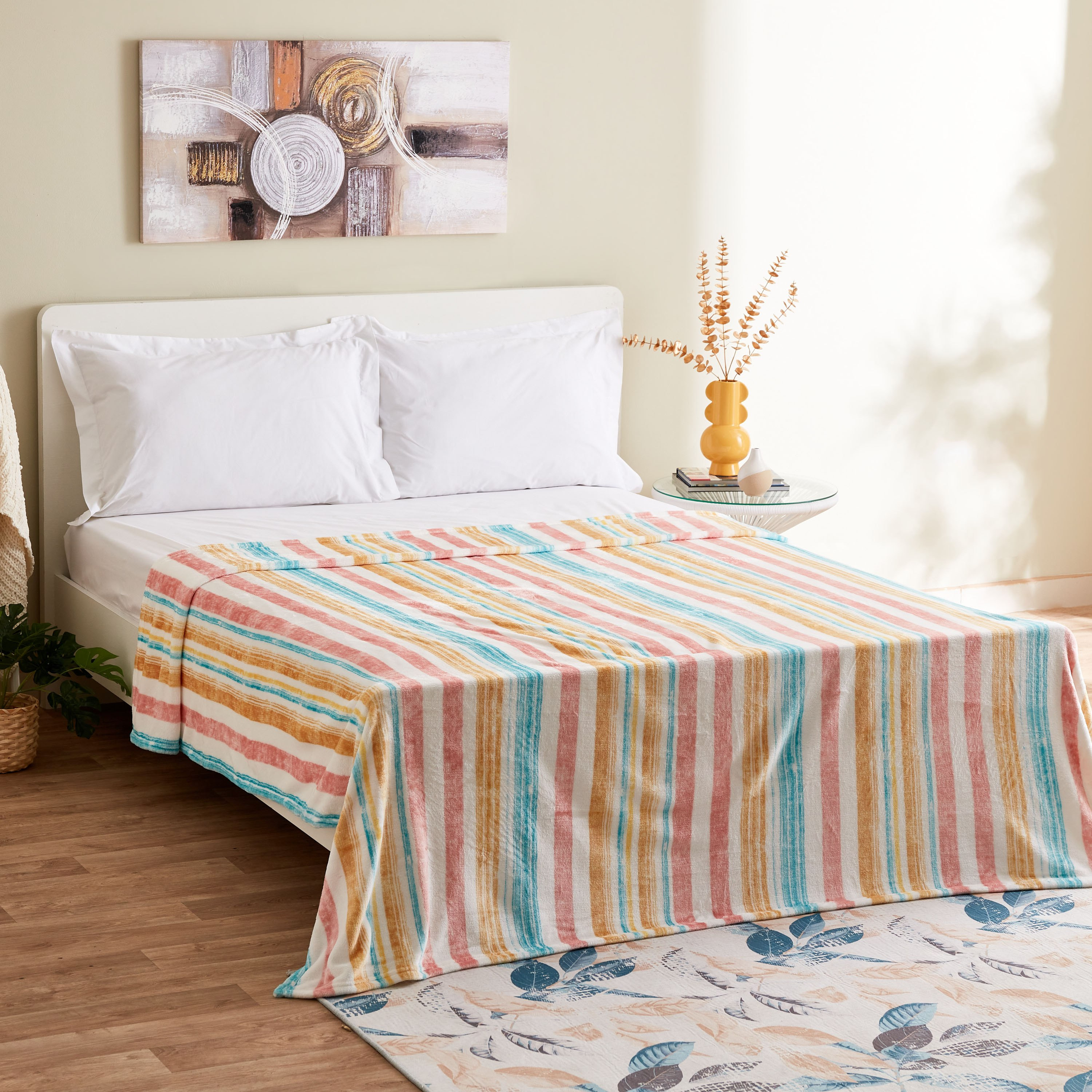 بطانة فلانيل كينج بطبعات من جويس أوسلو - 220x240 سم-hbxhomeware-hbxbedroom-image-2