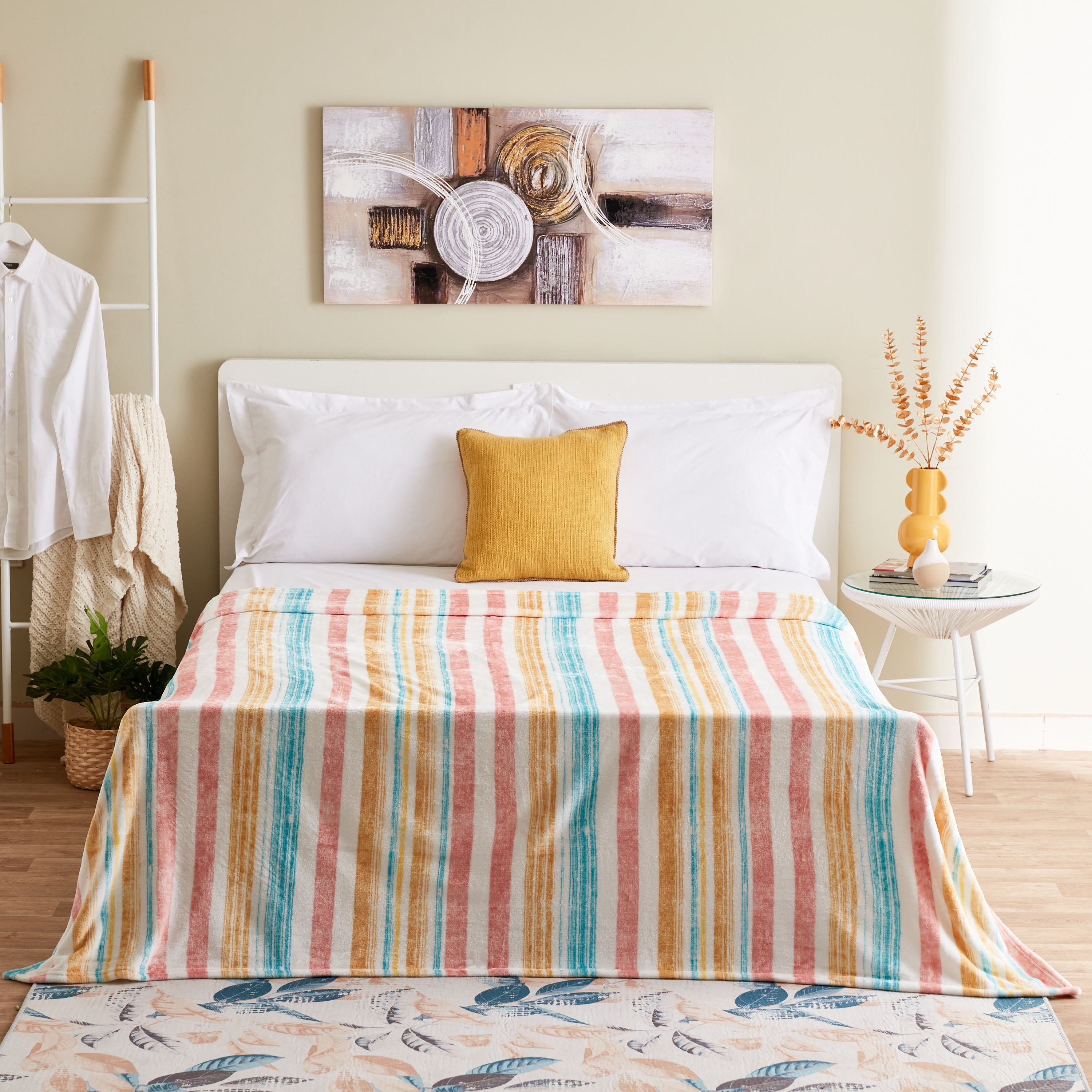 بطانة فلانيل كينج بطبعات من جويس أوسلو - 220x240 سم-hbxhomeware-hbxbedroom-image-5
