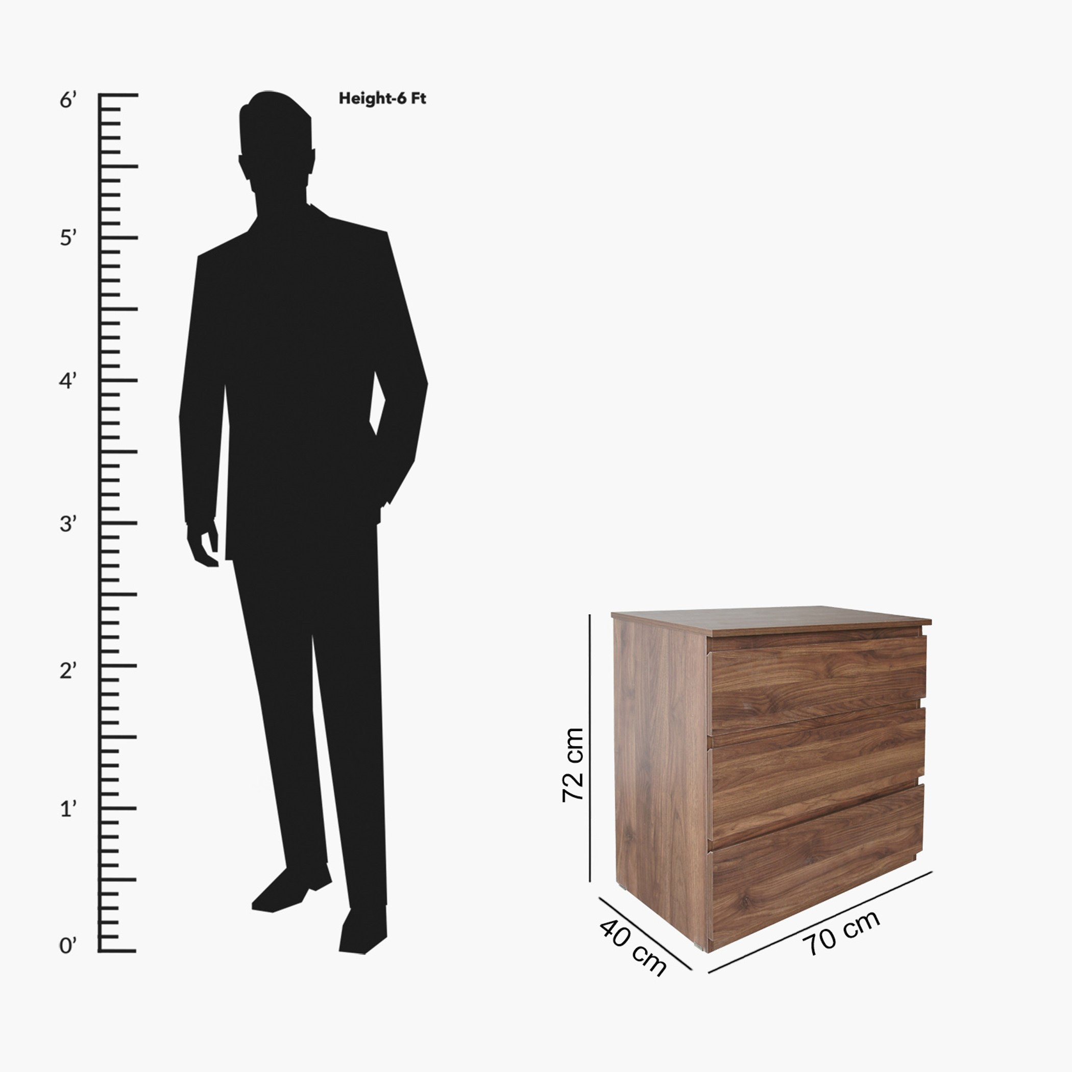 وحدة تخزين 3 أدراج من كالتورب-hbxfurniture-dressersandchests-chestofdrawers-image-6