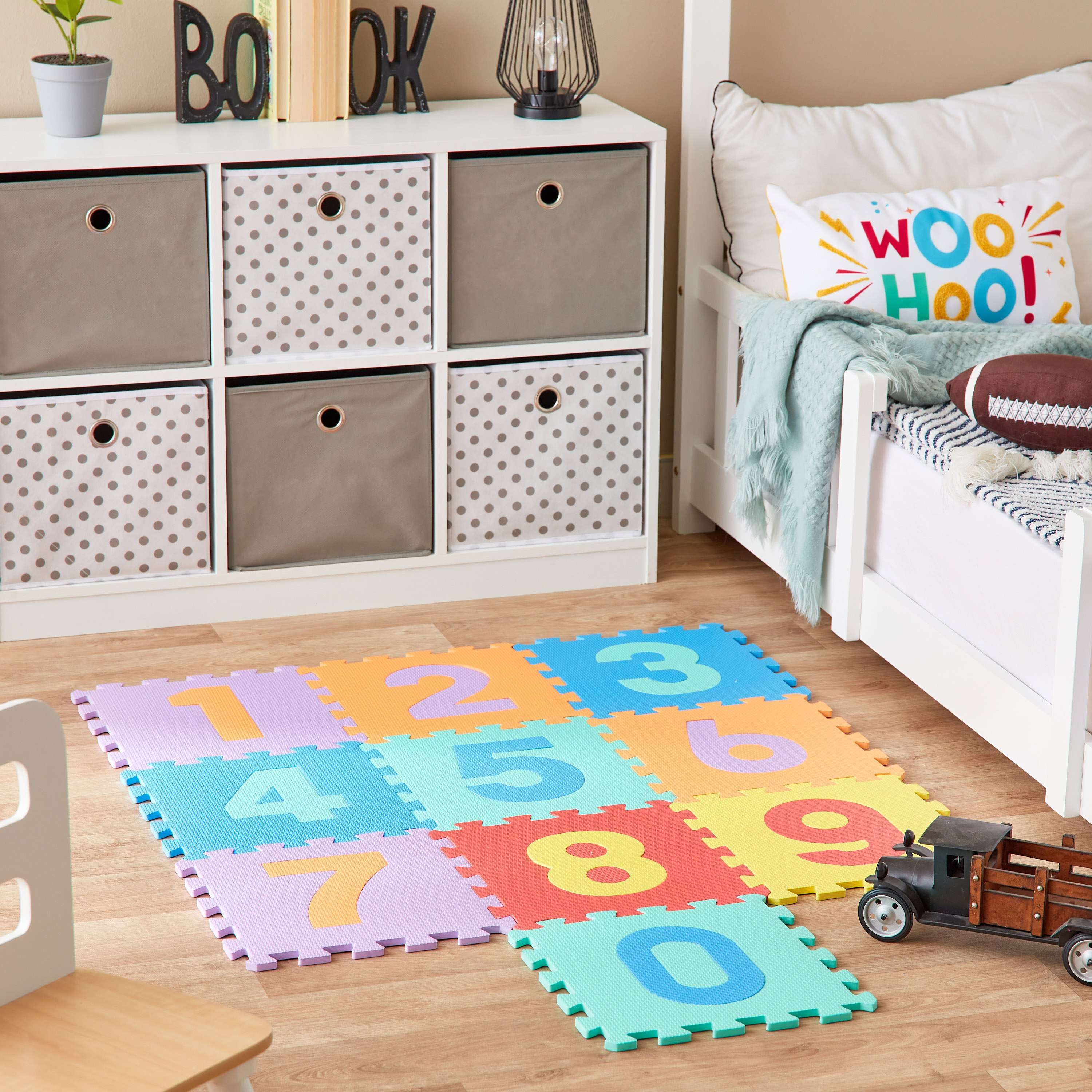 مجموعة حصيرة إسفنجية  أرقام 10 قطع من ميستيفاي - 31.5x31.5x1 سم-hbxhomeware-hbxkidsandyouth-image-5