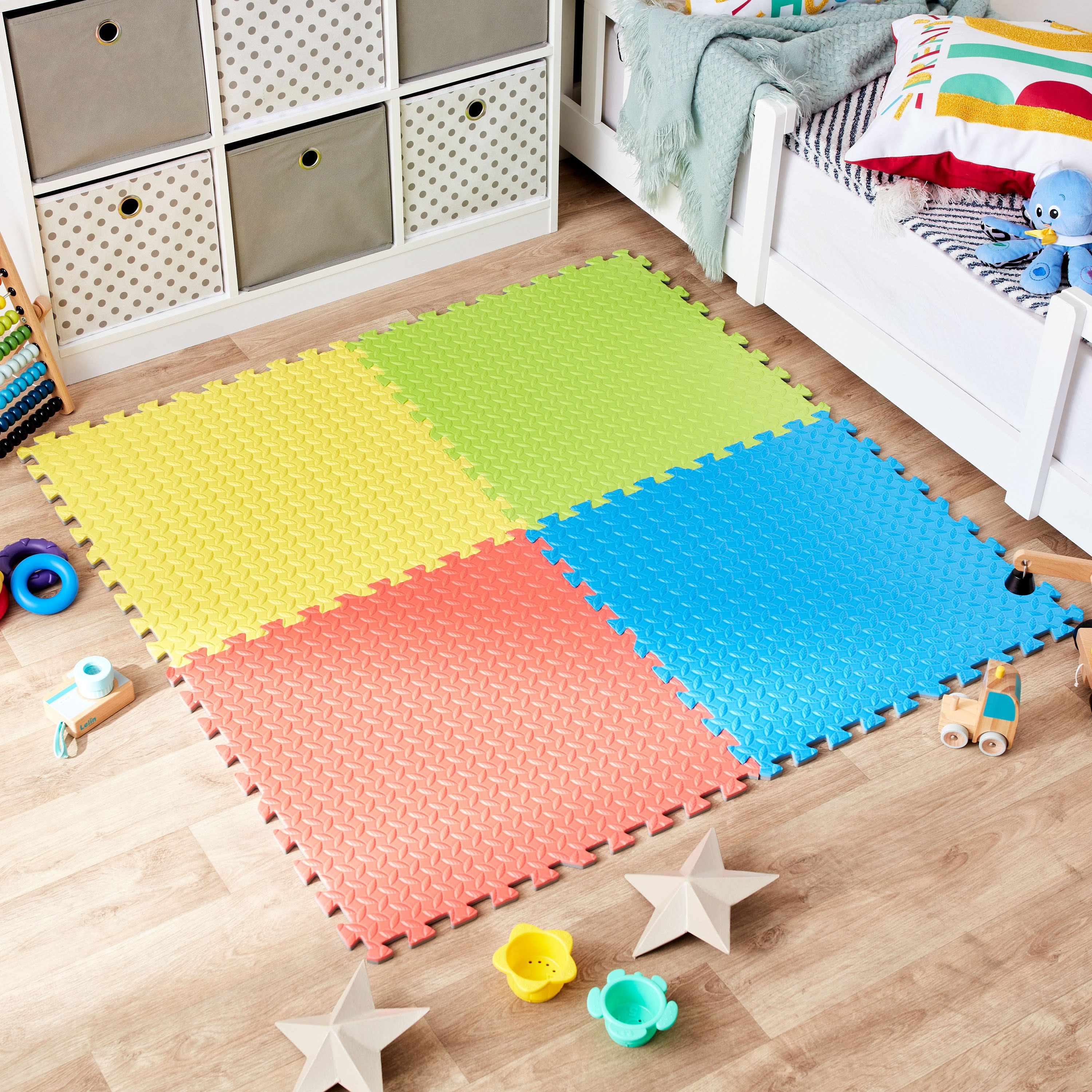 مجموعة حصيرة إسفنجية 4 قطع من ميستيفاي - 60x60x1.2 سم-hbxhomeware-hbxkidsandyouth-image-1